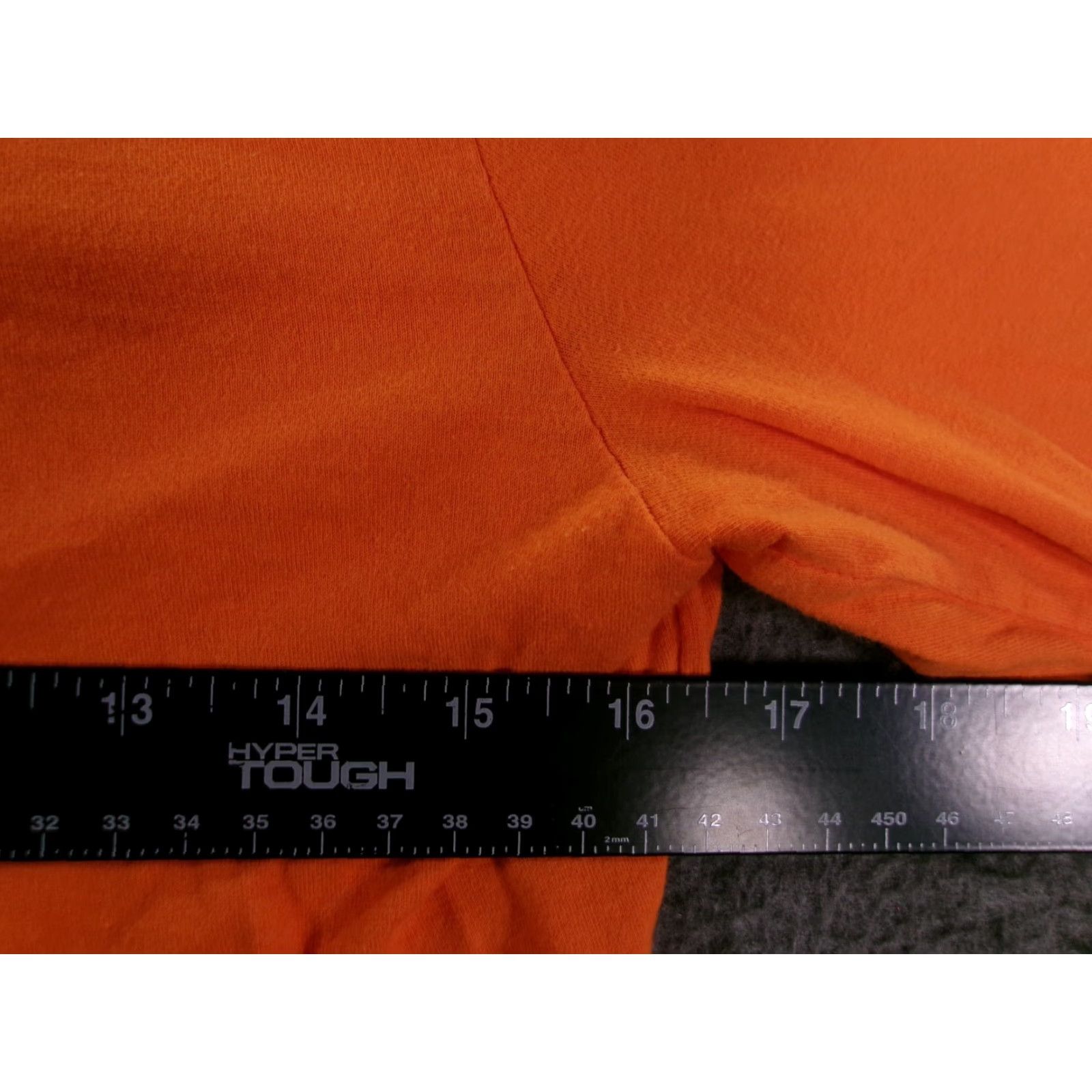 Hanes Hanes Women’s Long Sleeve V-Neck T-Shirt Size S Orange Classic Casual Basic Size S / US 4 / IT 40 - 3 Thumbnail