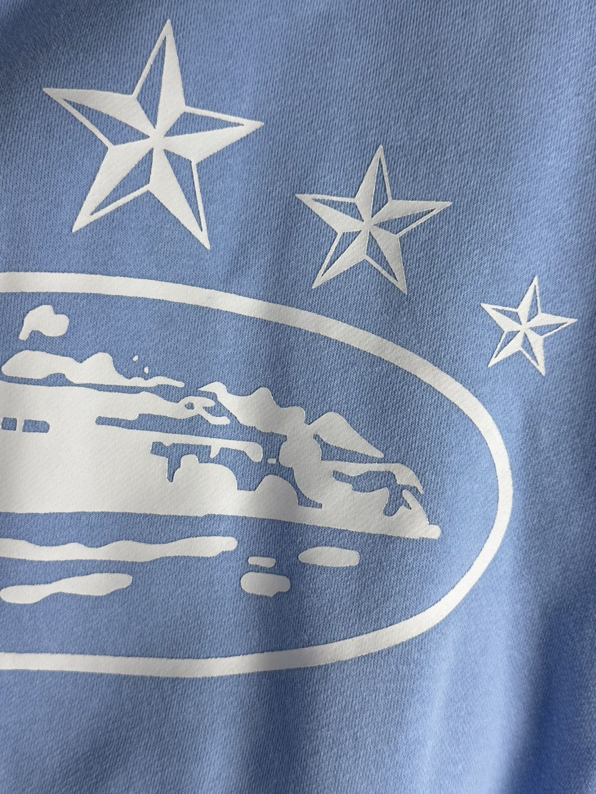 Corteiz Corteiz 5 Starz Alcatraz Hoodie Baby Blue Size US S / EU 44-46 / 1 - 2 Thumbnail