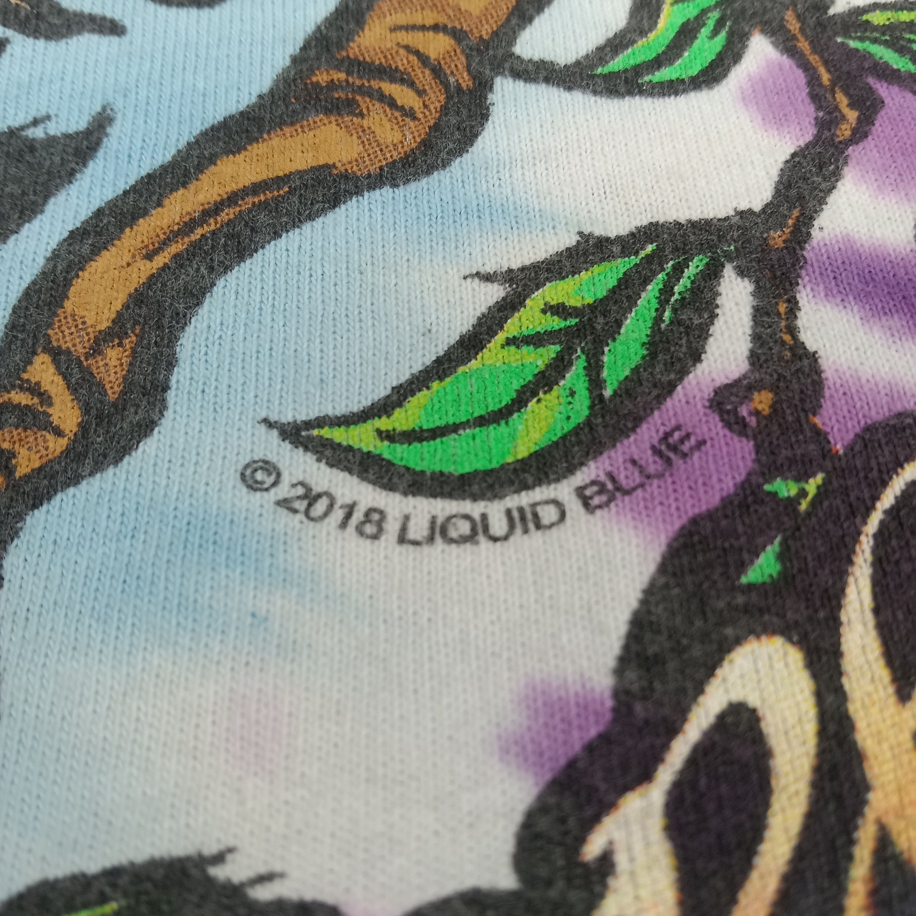 Liquid Blue Liquid Blue Tshirt Alice in Wonderland Style Streetwear Size US L / EU 52-54 / 3 - 10 Thumbnail