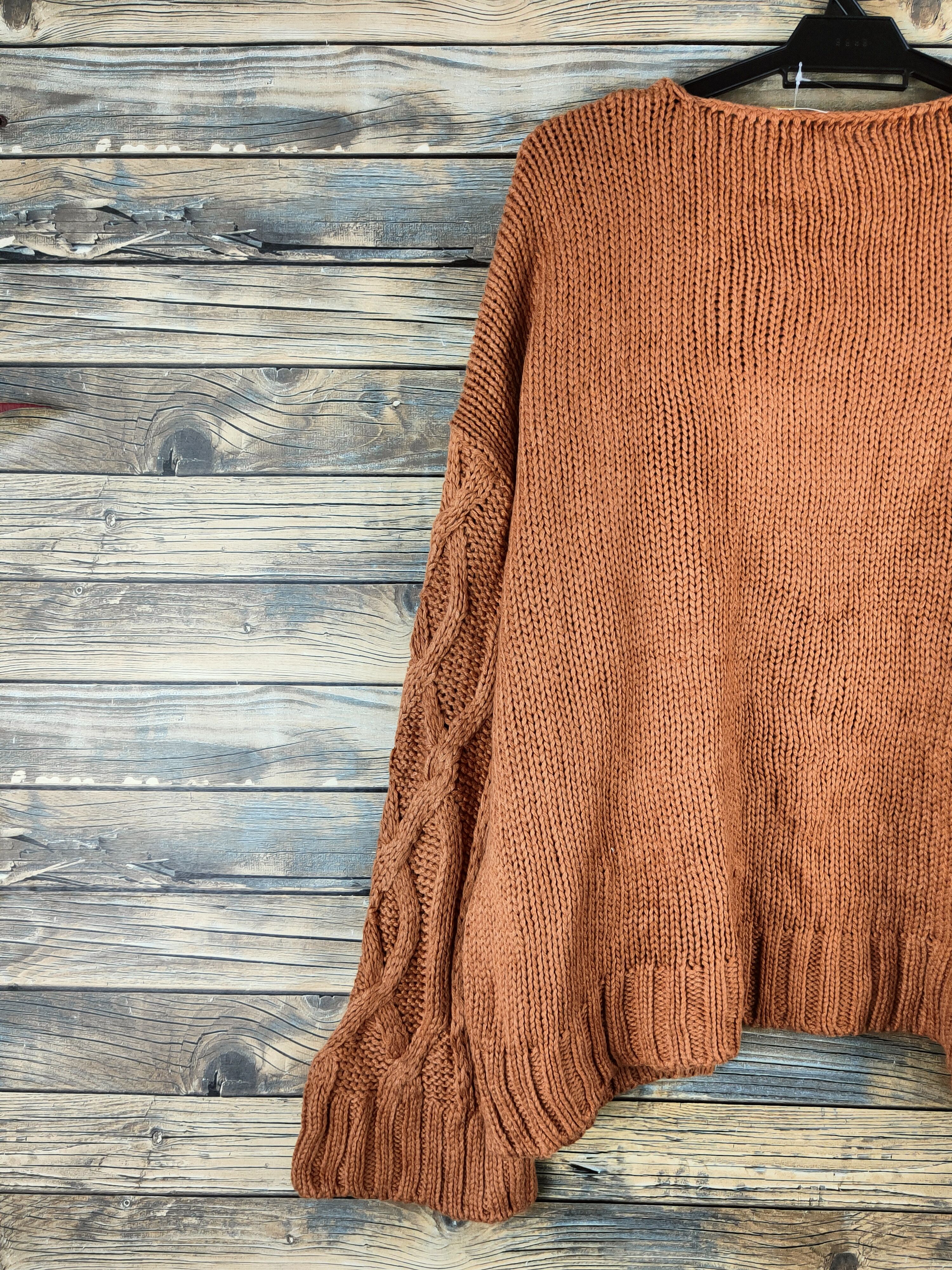 Japanese Brand DL Ney Brown Knitwear Cardigan #46-146 Size M / US 6-8 / IT 42-44 - 8 Thumbnail