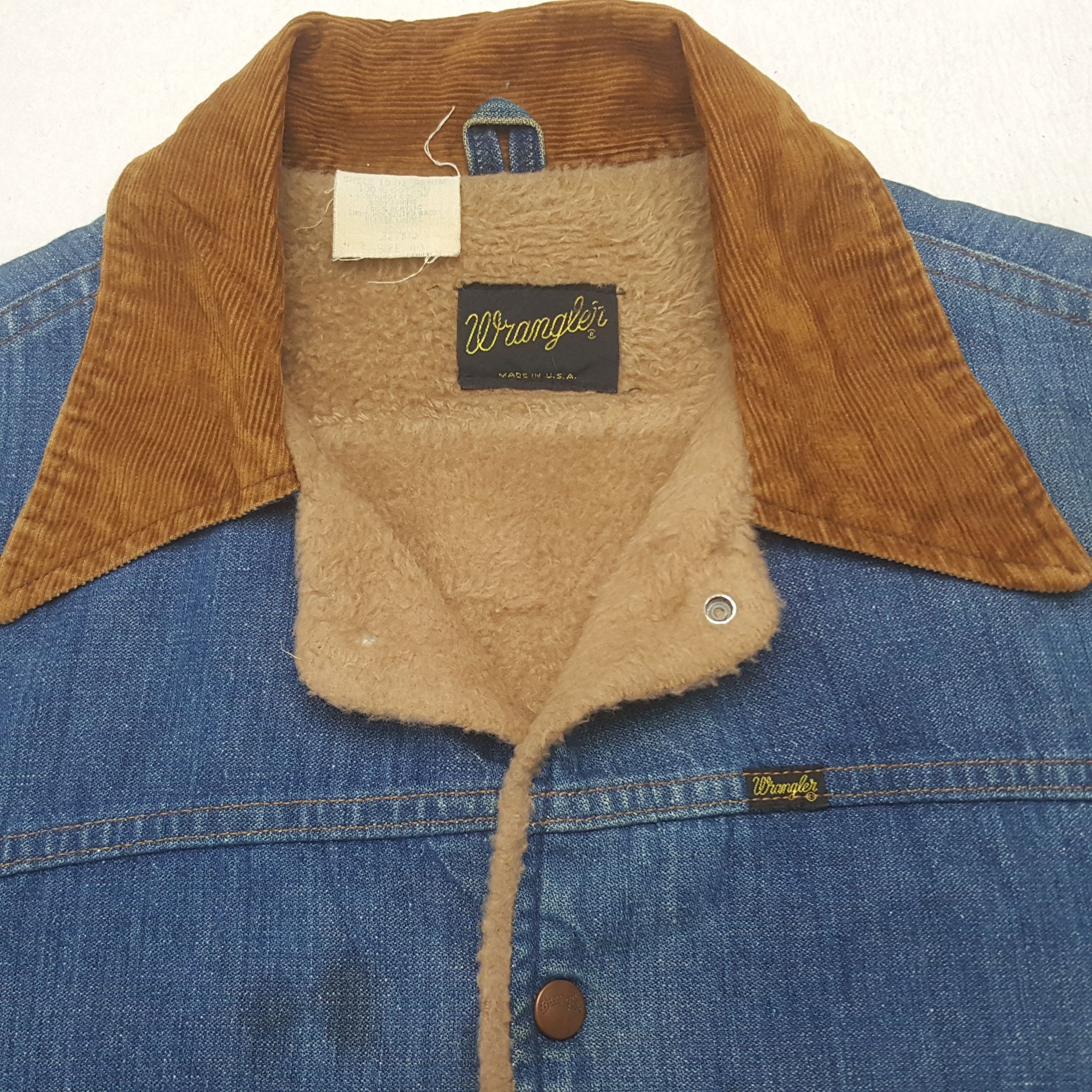 Wrangler Vintage Wrangler Retro Style Winter Denim Jacket C302N7 Size US M / EU 48-50 / 2 - 4 Thumbnail