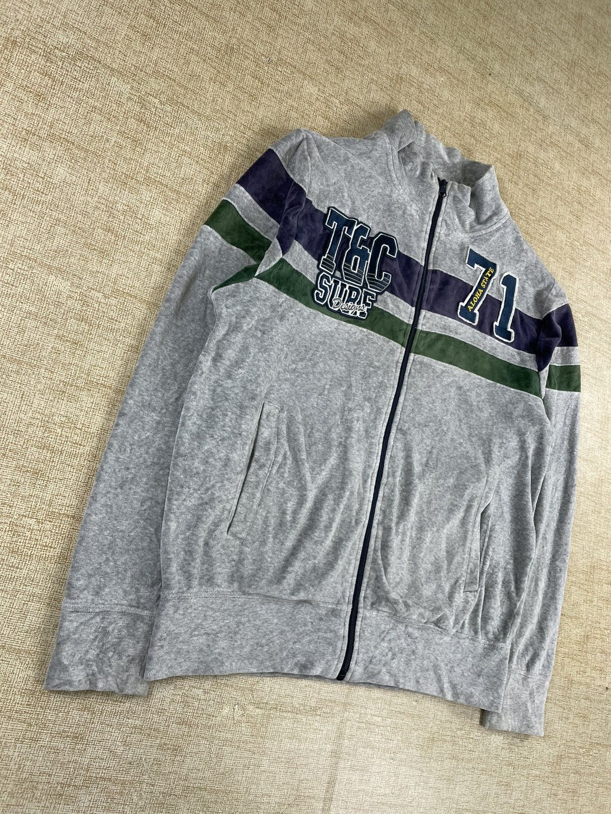 Vintage VINTAGE T&C SURF Design Embroidery Logo Zipper Jacket Size US M / EU 48-50 / 2 - 2 Thumbnail