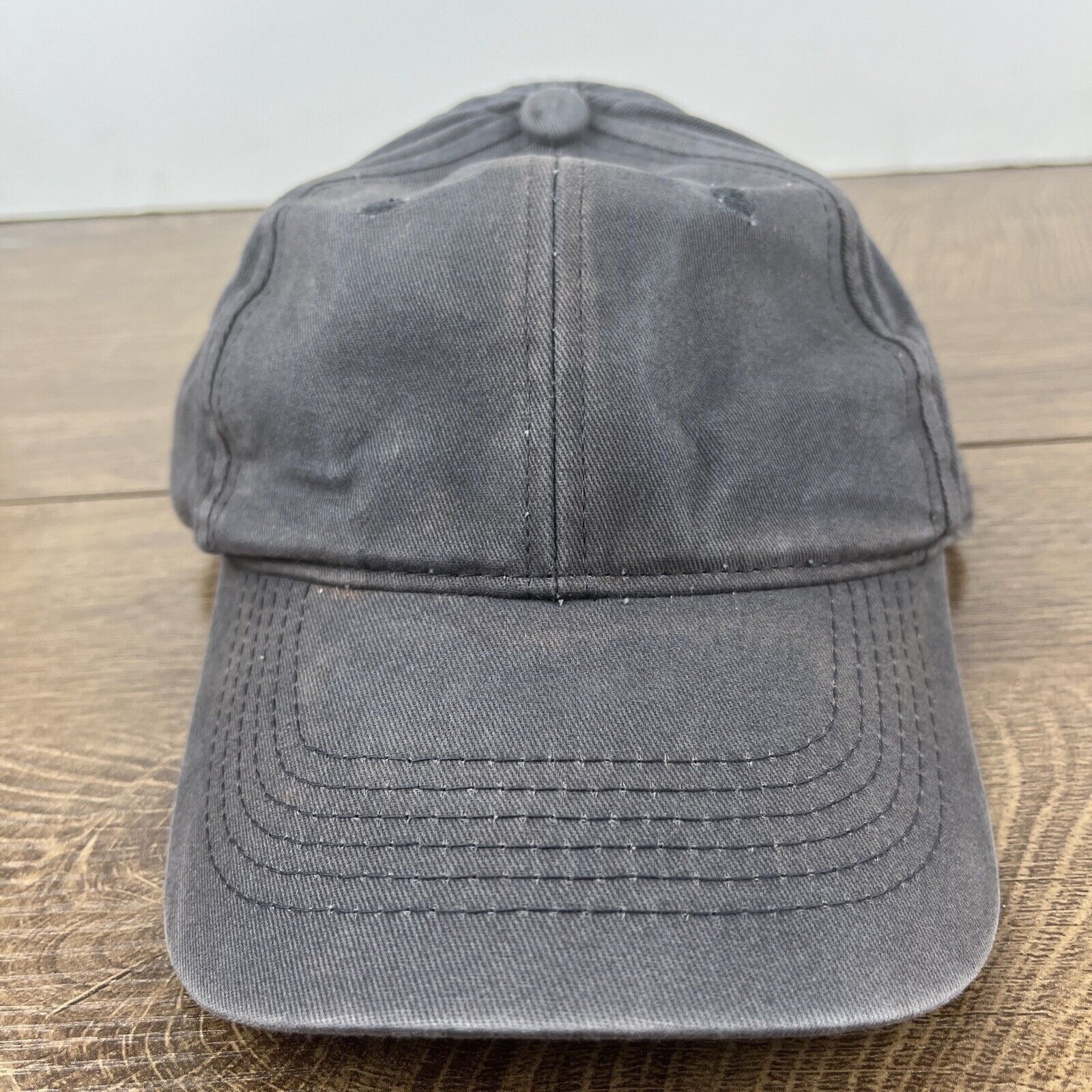Other Plain Gray Baseball Cap Gray Hat Adjustable Adult Size Hat C Size ONE SIZE - 1 Thumbnail