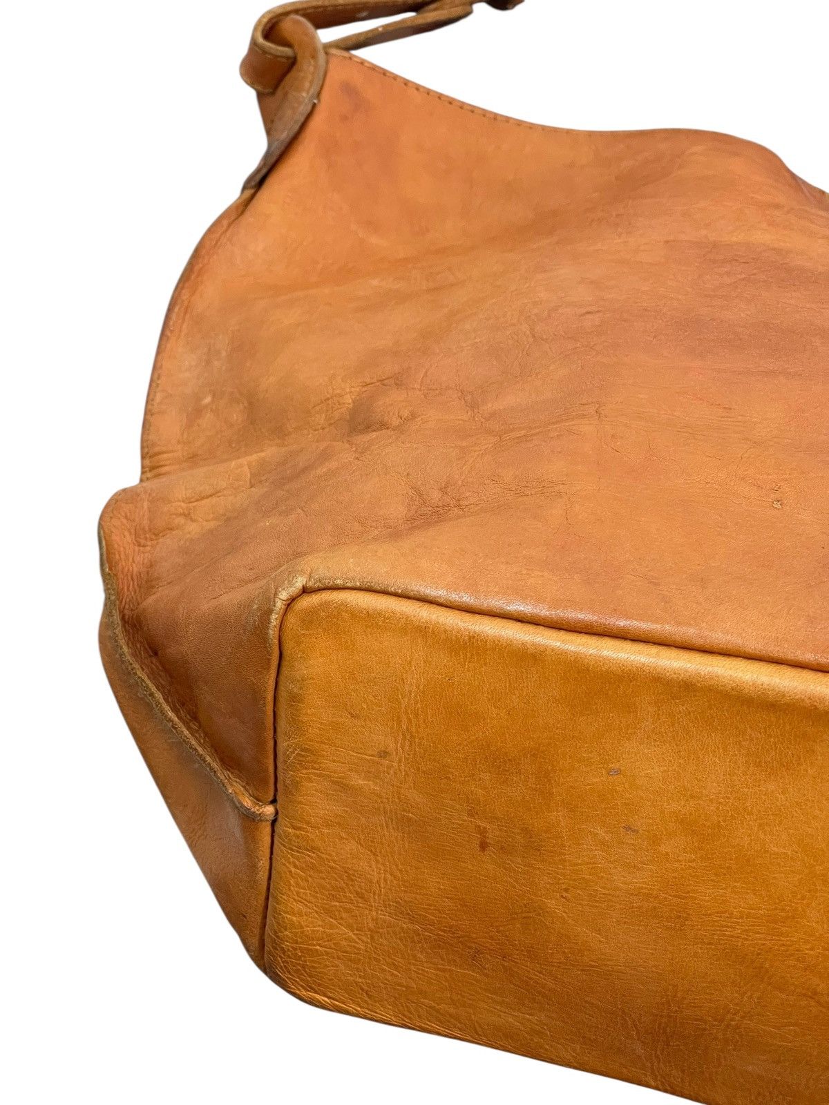 Leather Full Leather Patina Unknown Handmade Shoulder Bag 7🟩 Size ONE SIZE - 7 Thumbnail