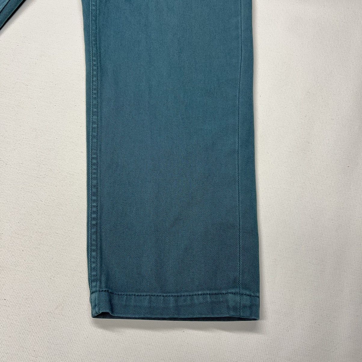 Obey Obey Jeans Teal Straight Cropped Denim Pants Blue Propaganda Size US 30 / EU 46 - 2 Thumbnail
