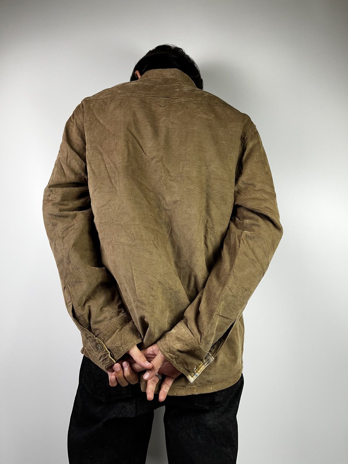 Japanese Brand × Kansai Yamamoto × Yohji Yamamoto Kansai yamamoto corduroy brown jacket Size US L / EU 52-54 / 3 - 17 Thumbnail