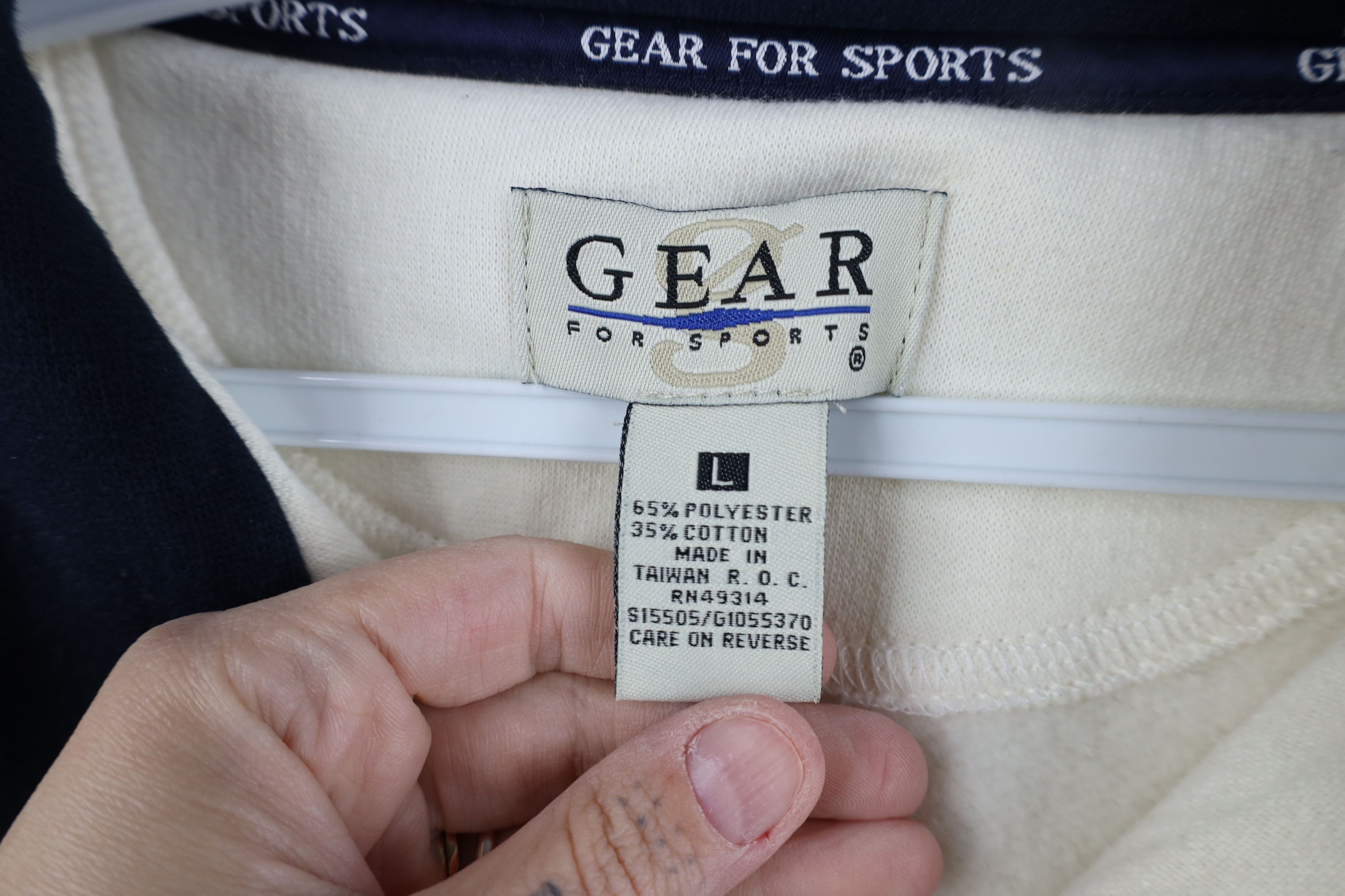 Vintage Vintage 90s Golf Course Heavy Half Zip Pullover Sweatshirt Size US L / EU 52-54 / 3 - 9 Thumbnail