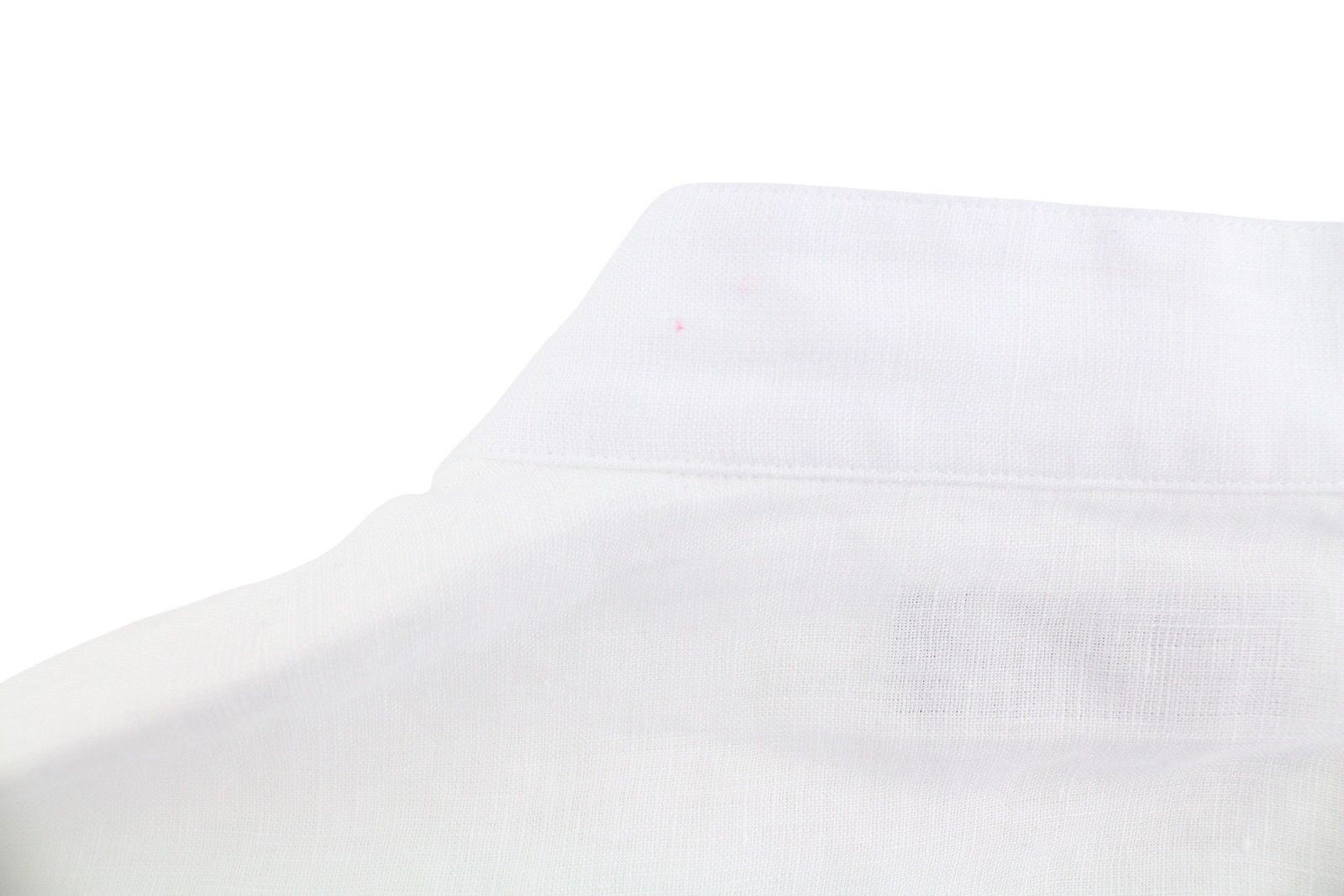 SEASE TN420 FISH TAIL S White Linen Button-Up 90614 Size US S / EU 44-46 / 1 - 9 Thumbnail