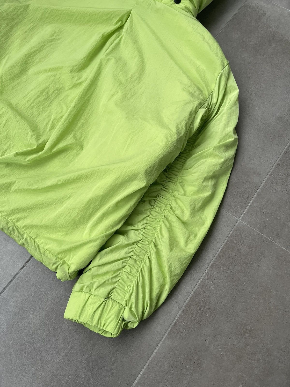 Japanese Brand !DS! AW22 Zsigmond Zeliz Acid Green Track Jacket Coat Size US L / EU 52-54 / 3 - 17 Thumbnail