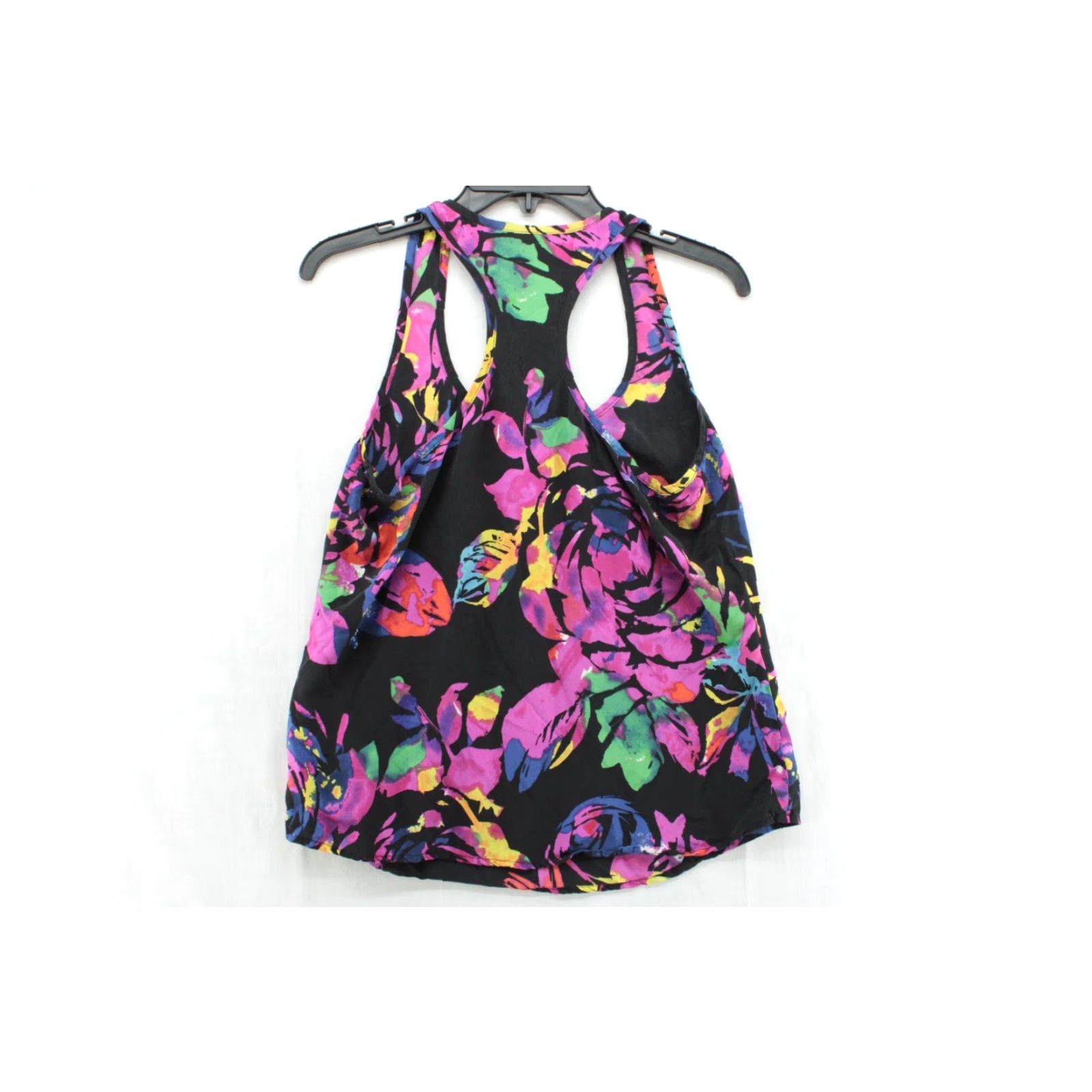 Trina Turk Trina Turk Tank Top Women's Medium Multicolor Silk Boho Floral Sleeveless Scoop Neck Size M / US 6-8 / IT 42-44 - 3 Thumbnail