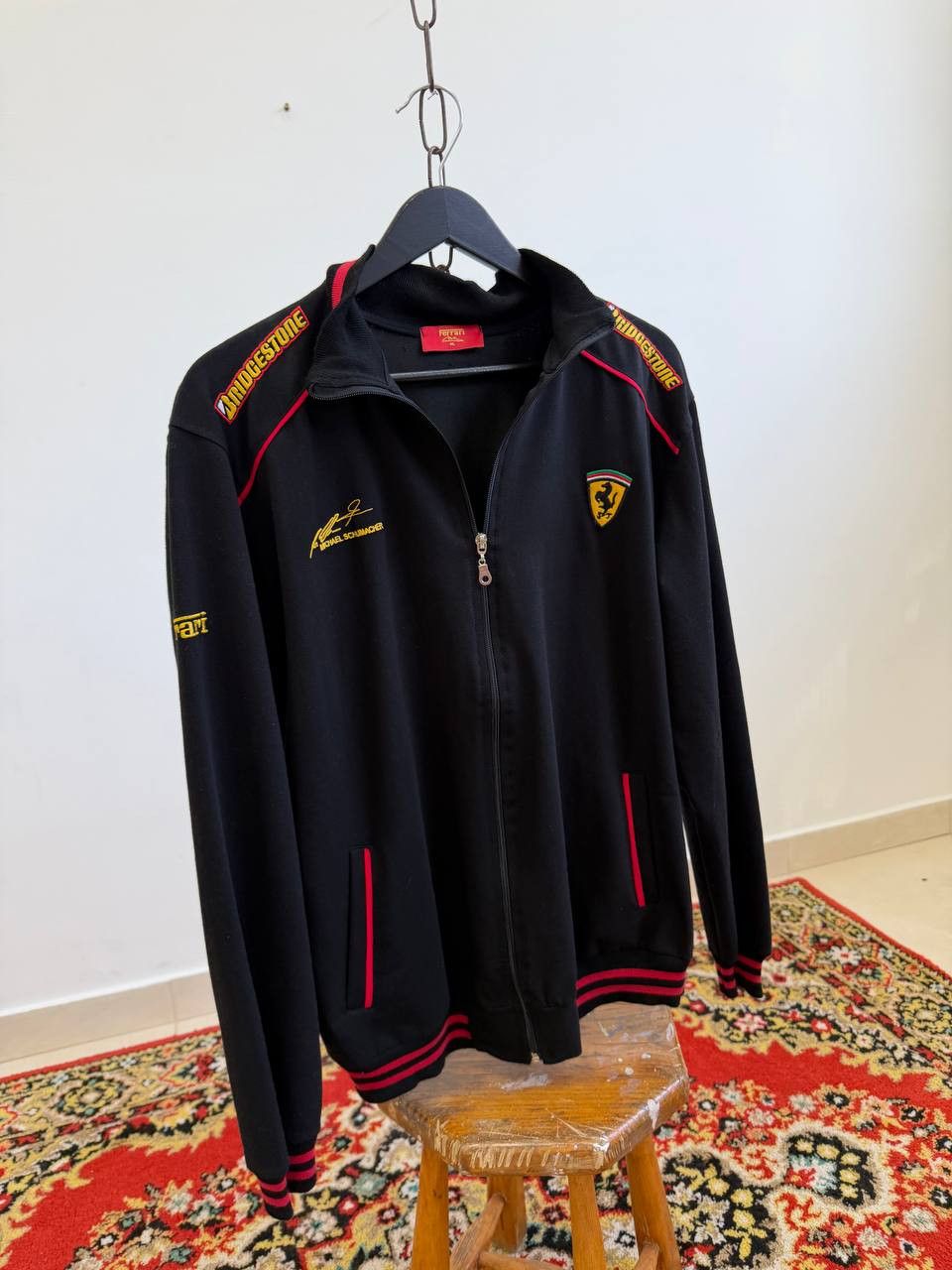 Vintage Vintage Michael Schumacher Ferarri Moto Biker Racing jacket Size US M / EU 48-50 / 2 - 5 Thumbnail