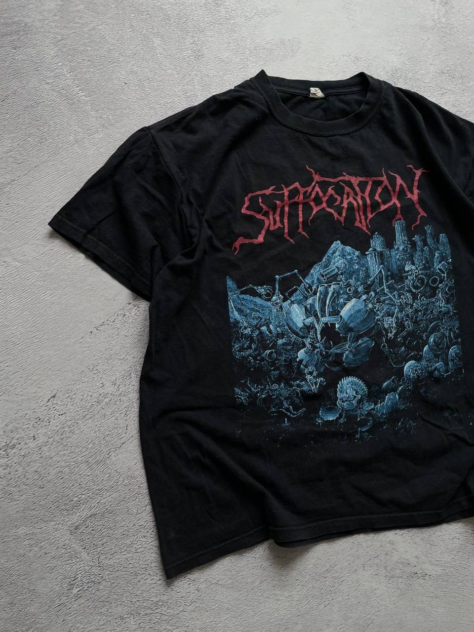 Vintage Vintage Rare Suffocation Effigy Of Forgotten 2003 black tee Size US XL / EU 56 / 4 - 2 Thumbnail