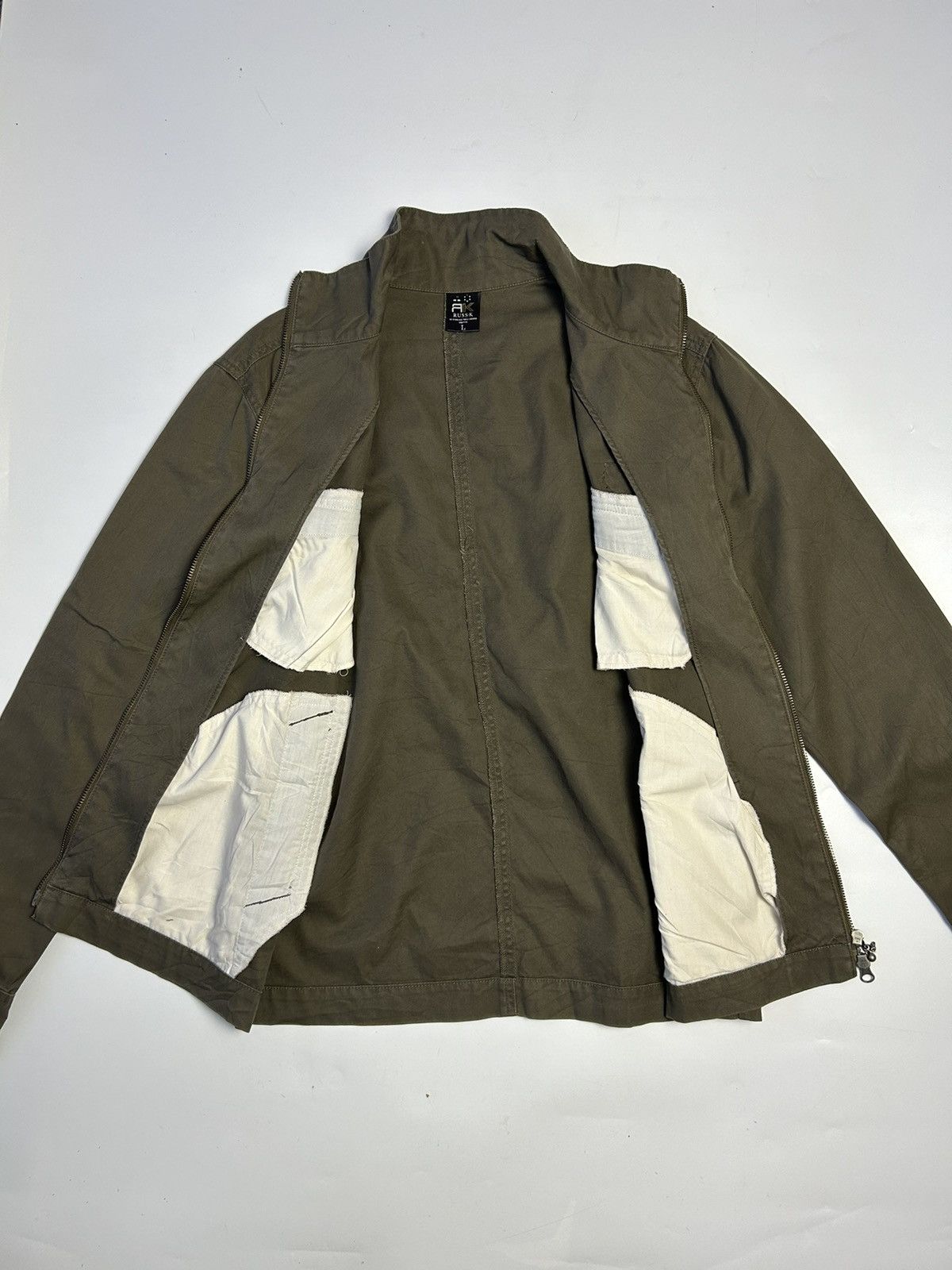Hysteric Glamour × Japanese Brand RUSS.K HIGH NECK ZIPPER COTTON JACKET Size US L / EU 52-54 / 3 - 2 Thumbnail
