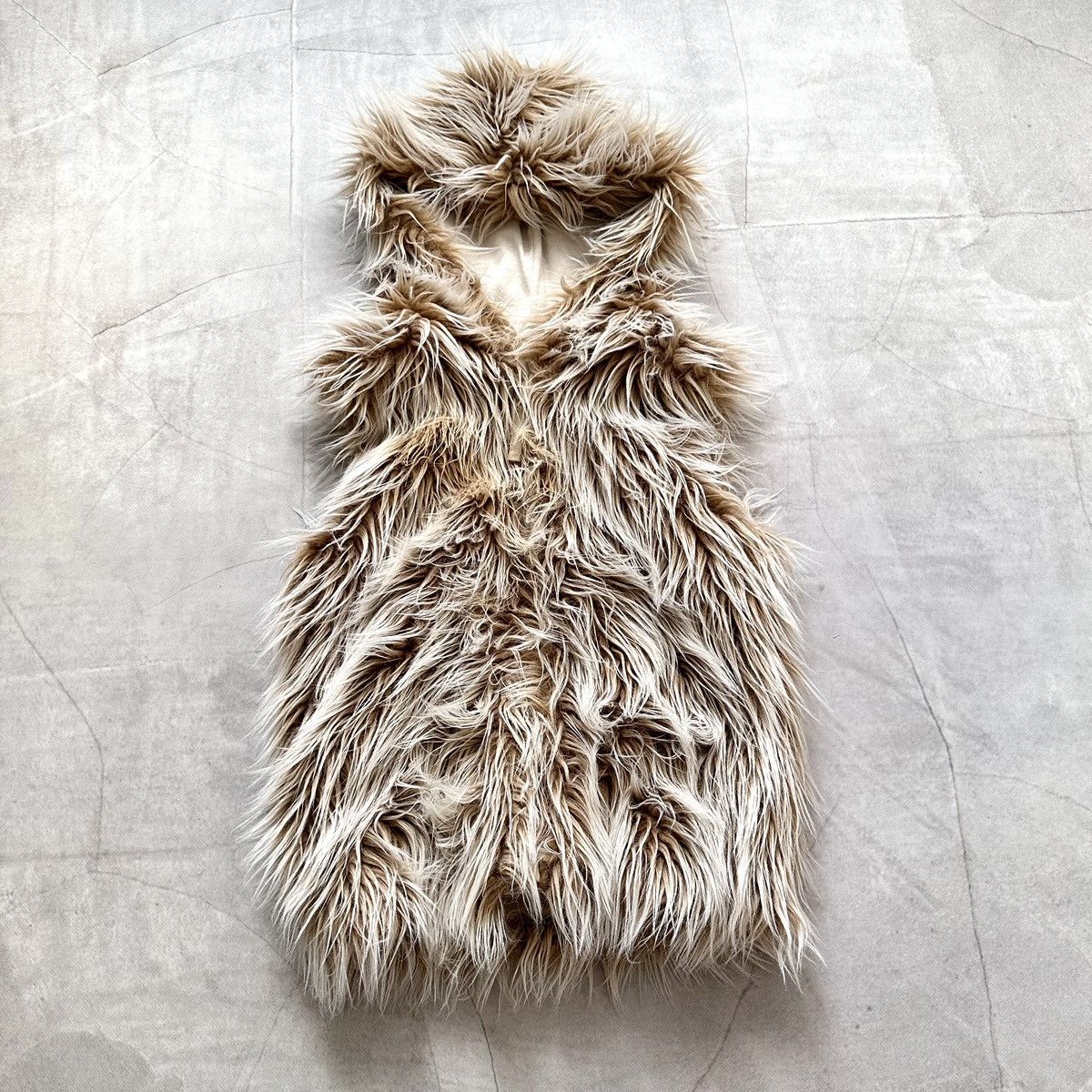Hysteric Glamour × Undercover Fuzzy LGB If Six Was Nine Style Faux Fur Zip Vest Jacket Size S / US 4 / IT 40 - 1 Thumbnail