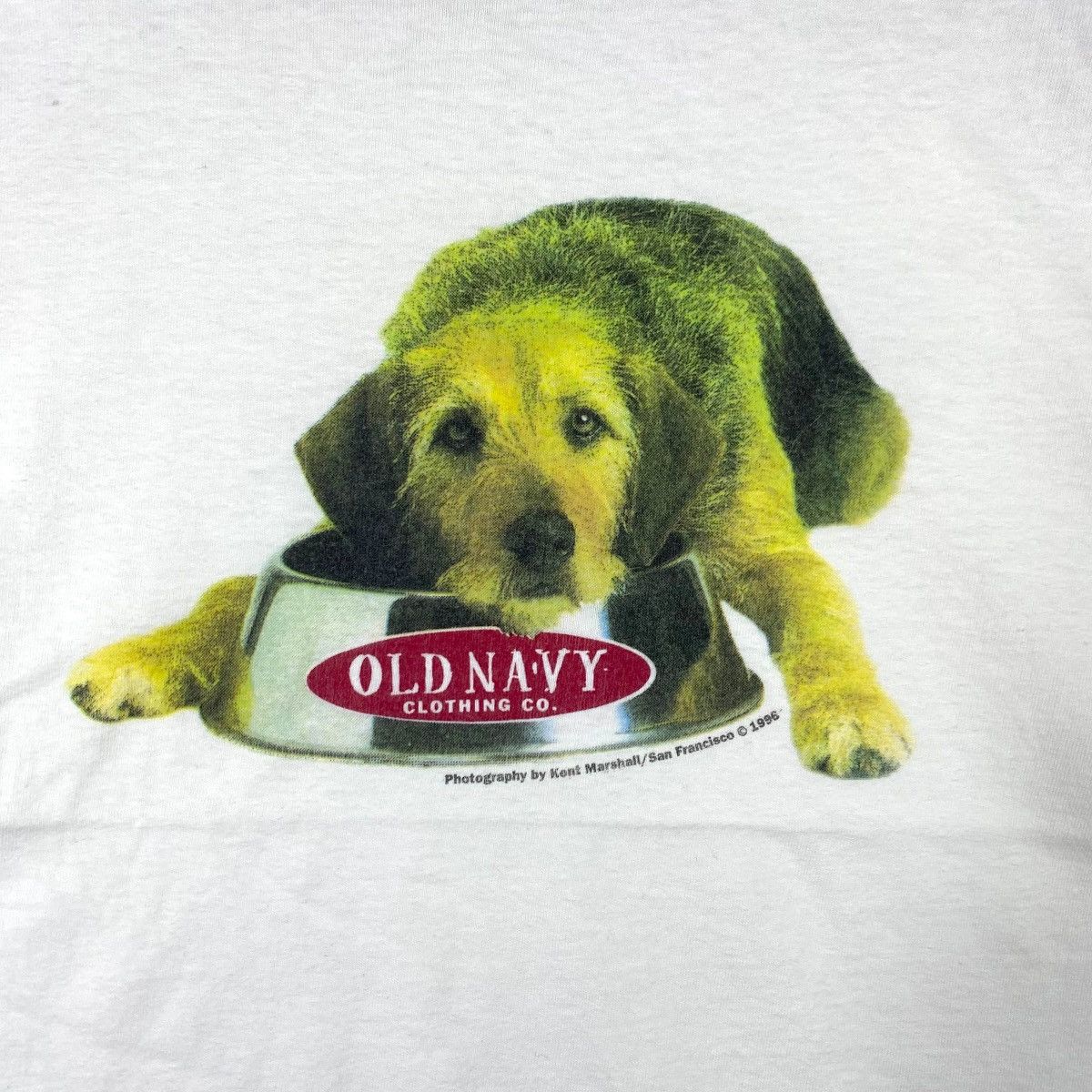 Vintage 1996 PHOTOGRAPHY KENT MARSHALL Old Navy Dog Tee Shir