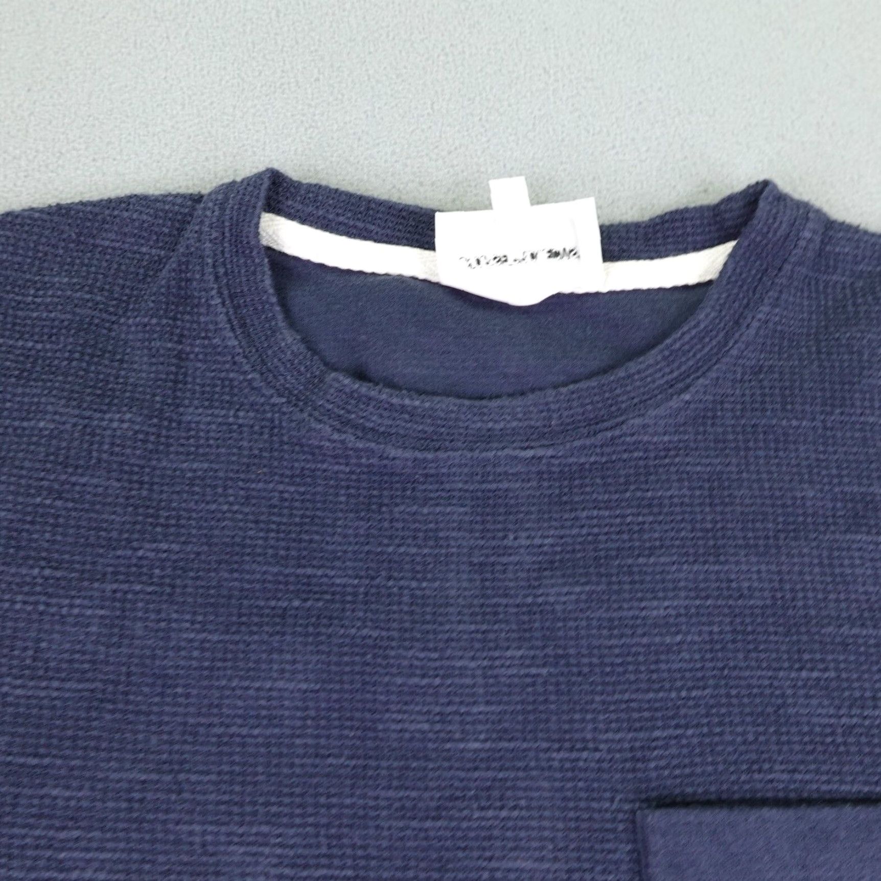 Norse Projects Norse Projects Shirt Mens Small Blue Knit Thermal Pocket Crew Neck T-Shirt 90s Outdoor Mens Size US S / EU 44-46 / 1 - 2 Thumbnail