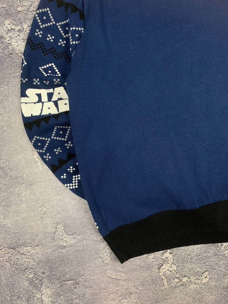 Star Wars Star Wars Blue Holiday Sweater Size L – Cotton – Classic Size US L / EU 52-54 / 3 - 13 Thumbnail