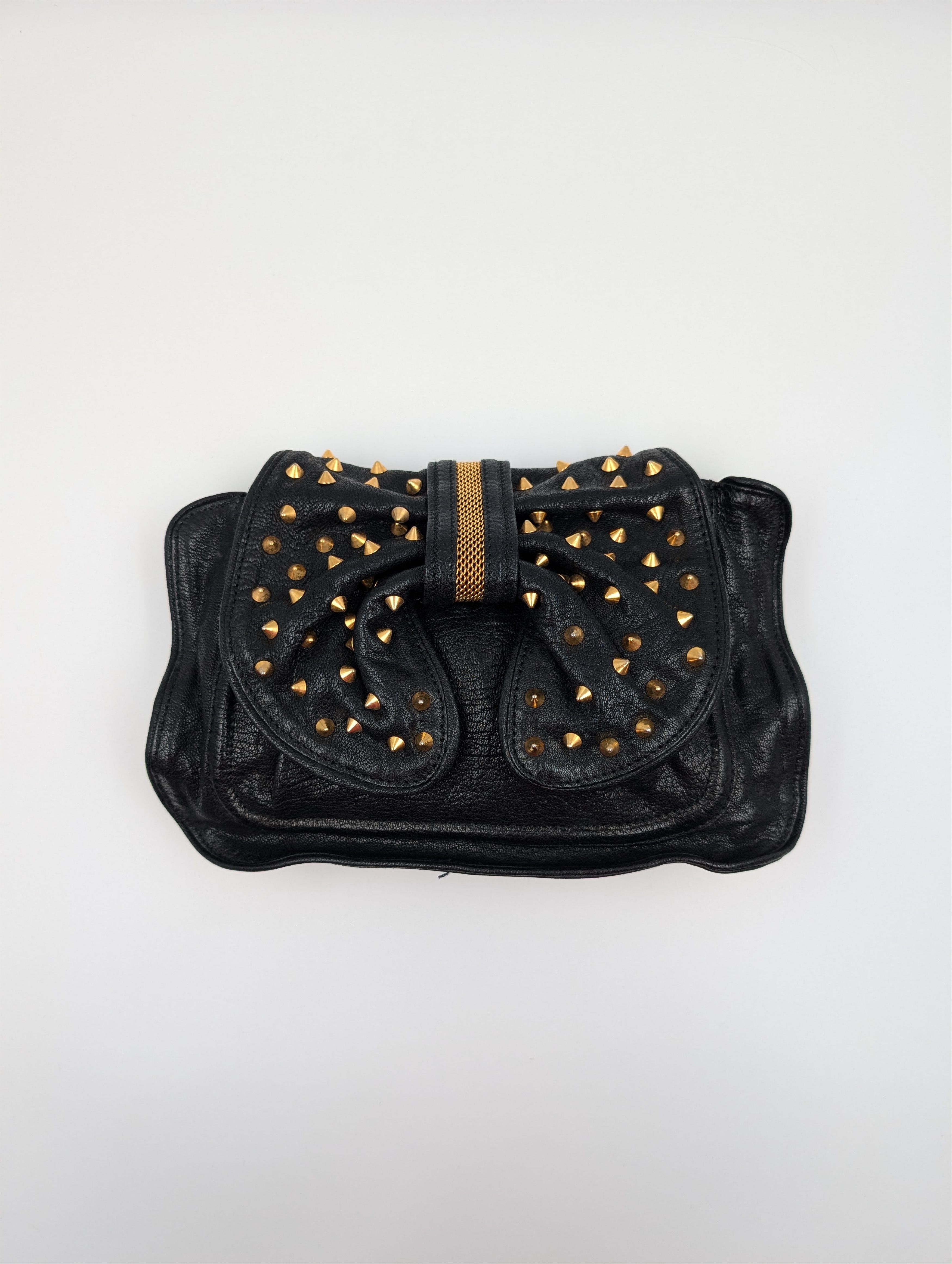 3.1 Phillip Lim 3.1 Philip Lim Black Bow Studded Shoulder Bag Size ONE SIZE - 1 Thumbnail