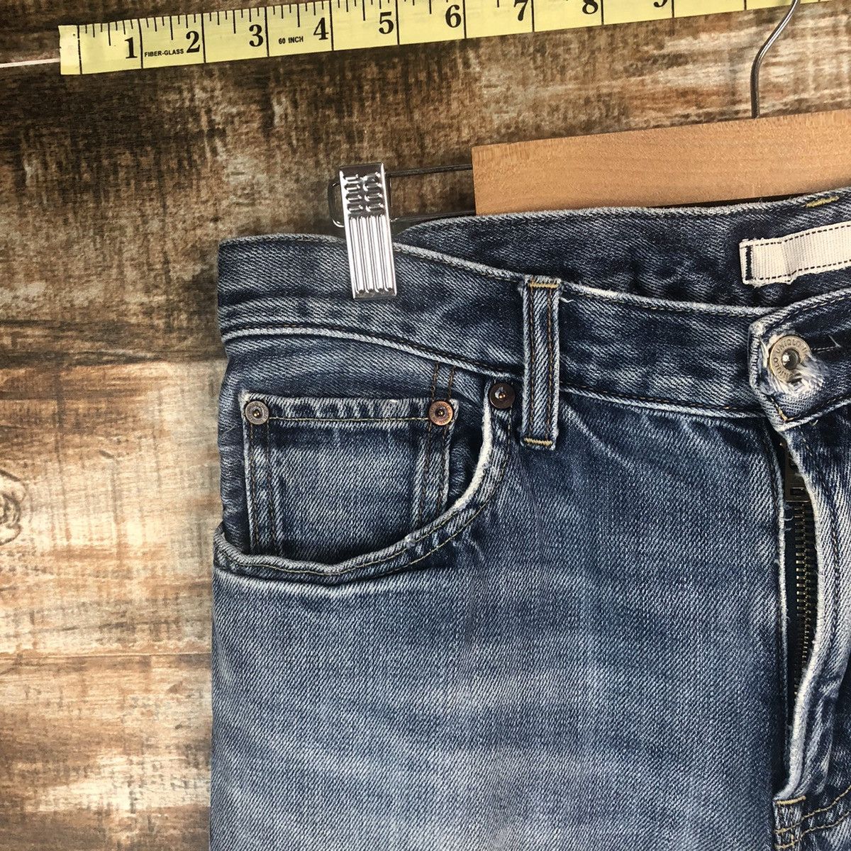 Japanese Brand Uniqlo japan ripped Distressed Denim Pants #A1394 Size US 31 - 7 Thumbnail
