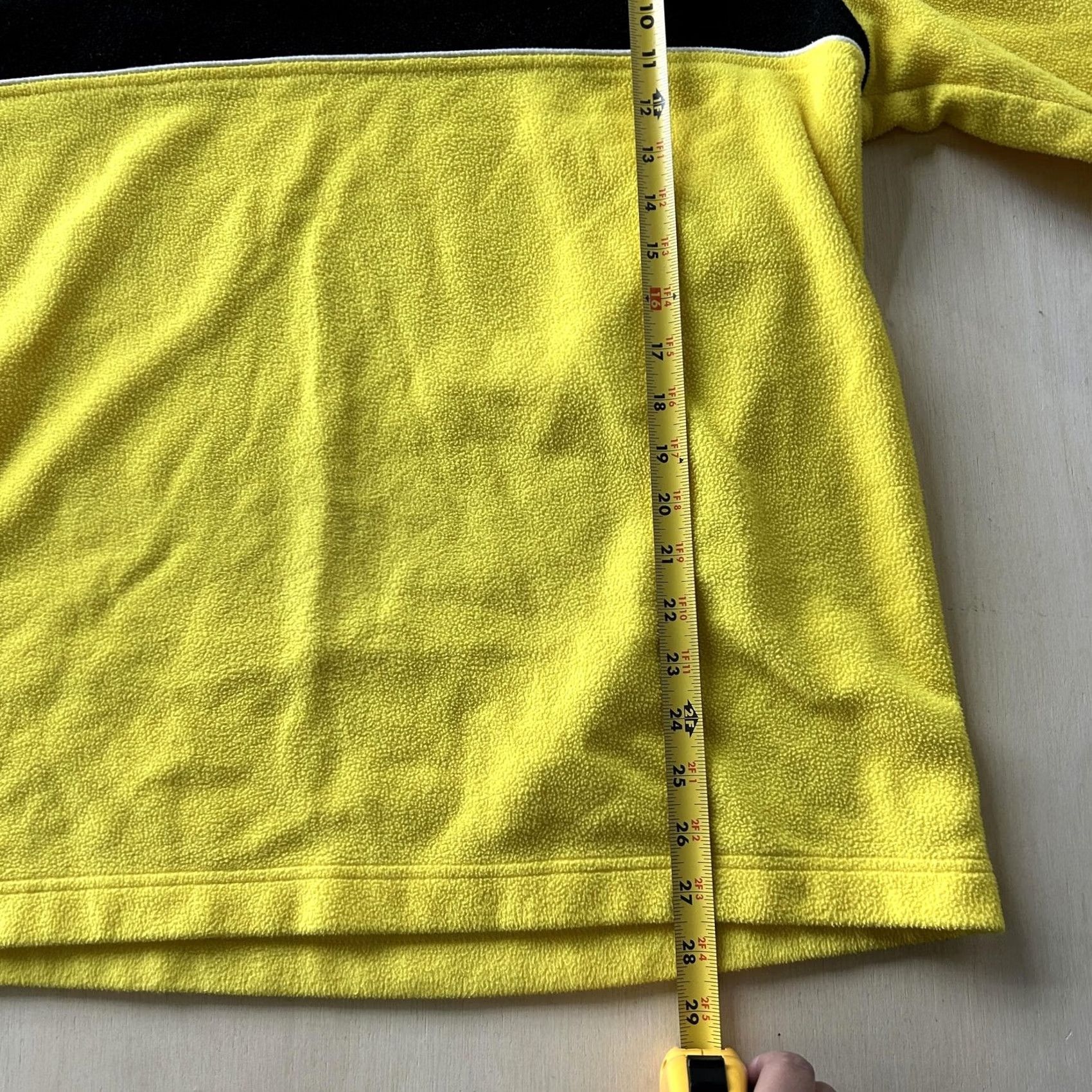Haggar Y2K Haggar Sweatshirt Mens Large Yellow Fleece 1/4 Zip Pullover Stripe Size US L / EU 52-54 / 3 - 4 Thumbnail