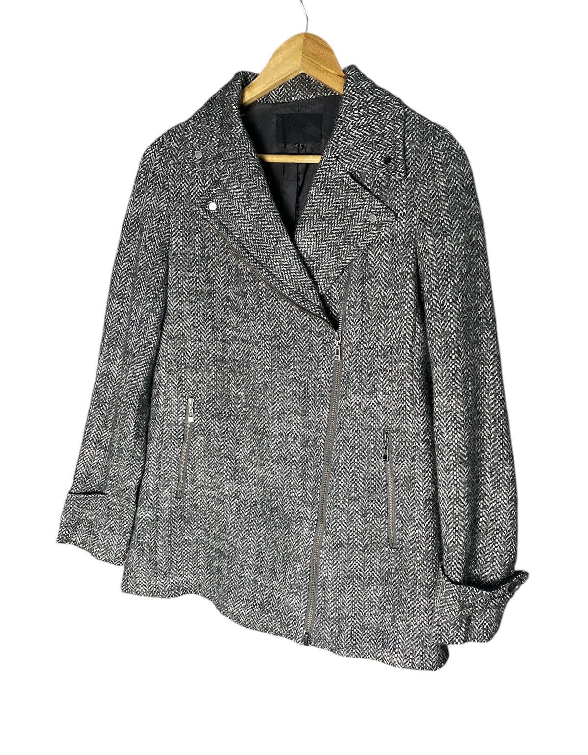 Designer × Japanese Brand Japanese Designer ICB Double Collar Zipper Jacket Size US M / EU 48-50 / 2 - 2 Thumbnail