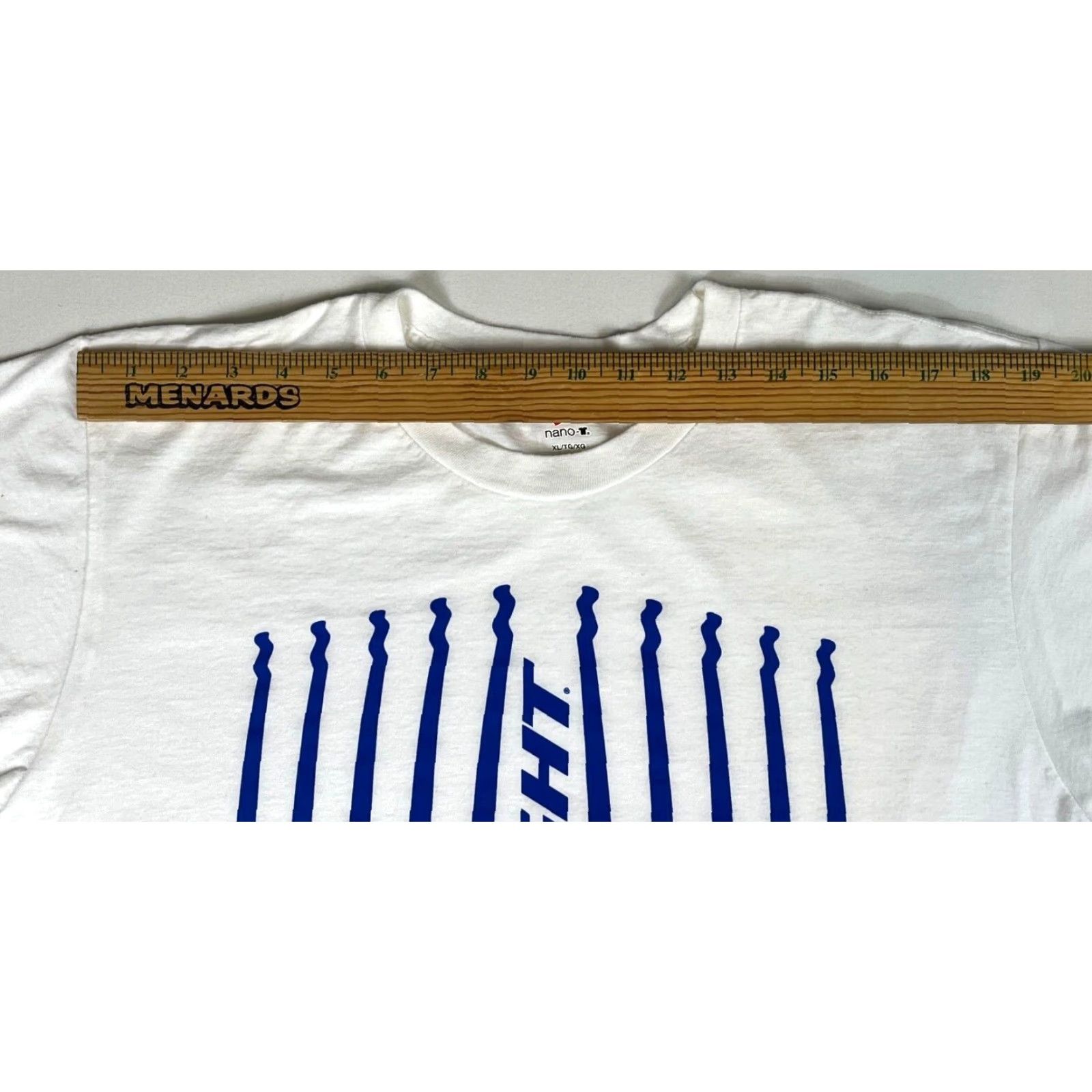 Hanes Bud Light Promo T-Shirt Bottles Graphic Sz XL Hanes Men White Cotton Crew Neck Short Sleeve Vintage/Pre-owned Shirt XL Mens Size US XL / EU 56 / 4 - 7 Thumbnail