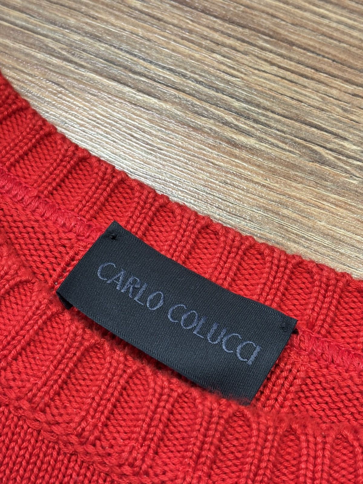 Carlo Colucci Carlo Colucci Vintage Men’s Crewneck Sweater USA Logo Rare Size US XL / EU 56 / 4 - 5 Thumbnail