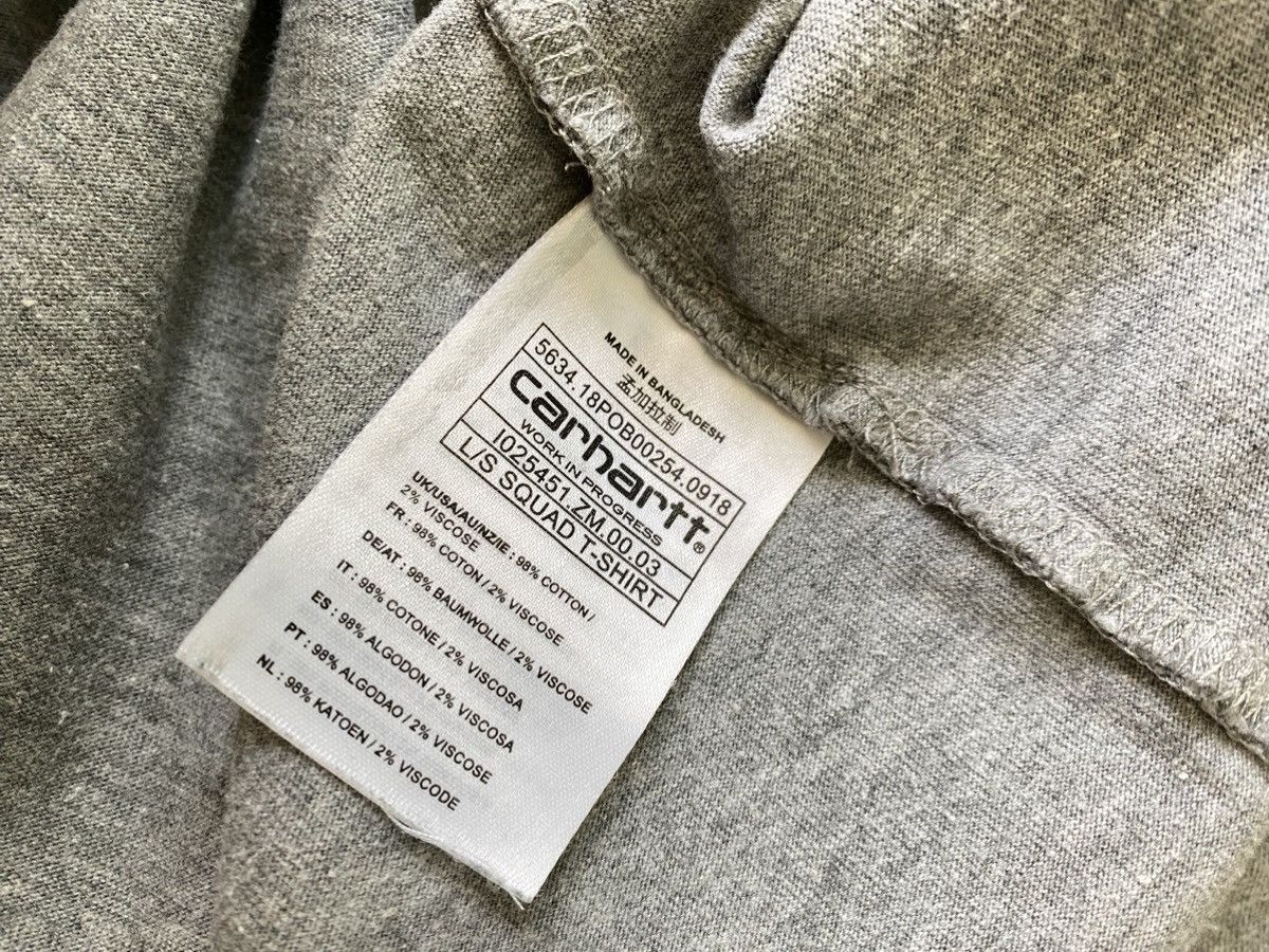 Carhartt Carhartt WIP Vintage long sleeve squad t shirt Size US S / EU 44-46 / 1 - 4 Thumbnail