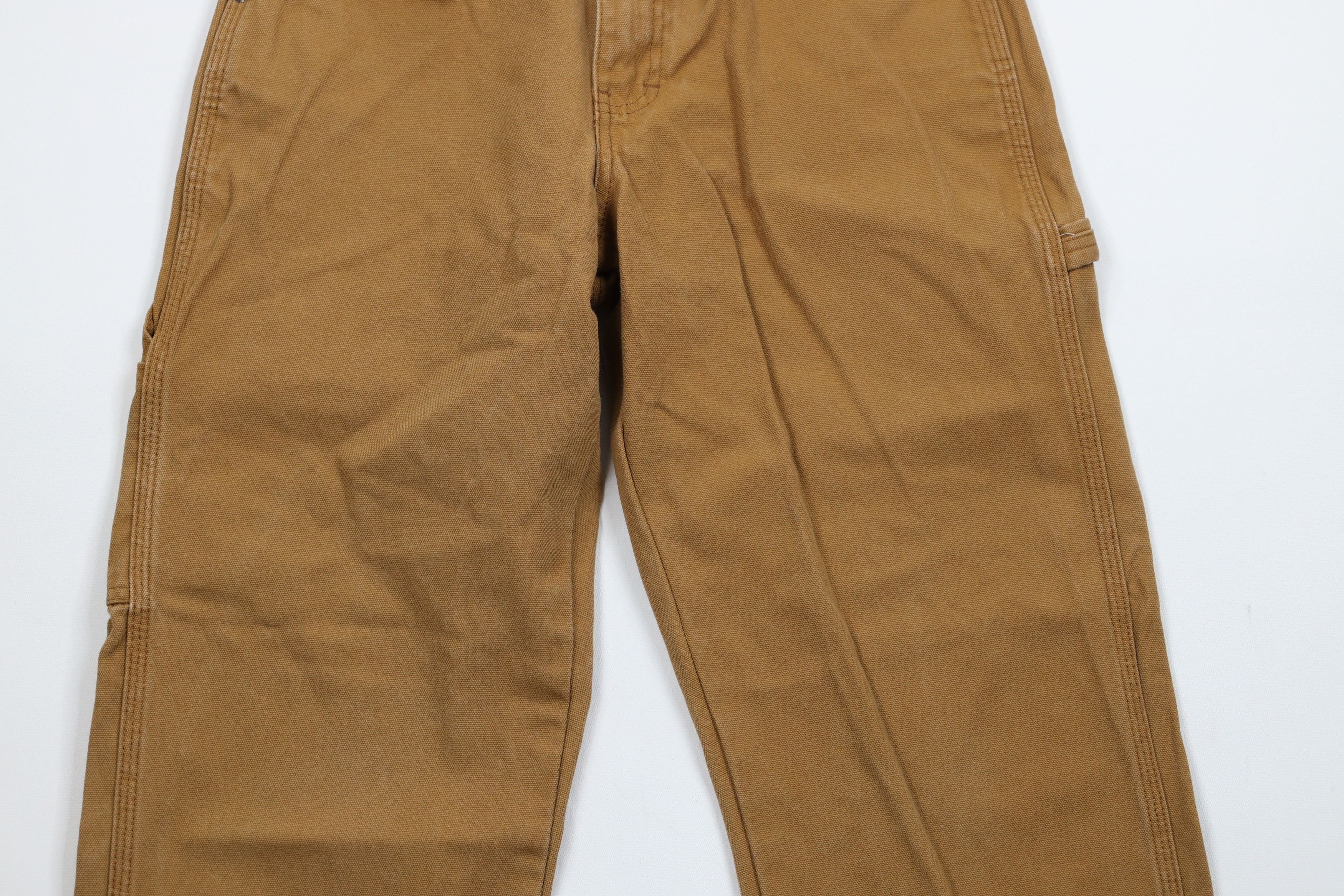 Dickies × Vintage Vintage Y2K Dickies Spell Canvas Dungaree Pants Duck Brown Size US 30 / EU 46 - 3 Thumbnail