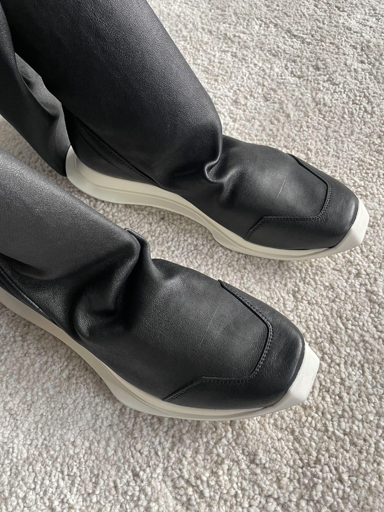 Rick Owens Rick Owens Oblique Runner Stocking Boots Size US 6 / IT 36 - 5 Thumbnail