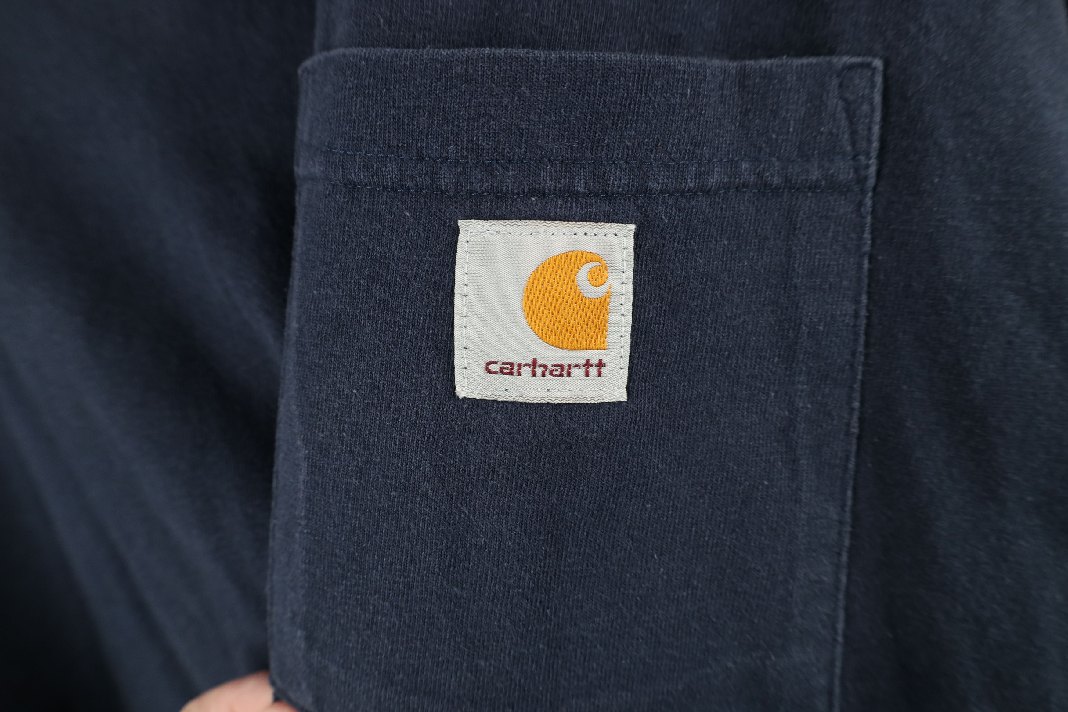 Carhartt × Vintage Vintage Y2K Carhartt Spell Out Short Sleeve T-Shirt Blue Size US XXL / EU 58 / 5 - 4 Thumbnail