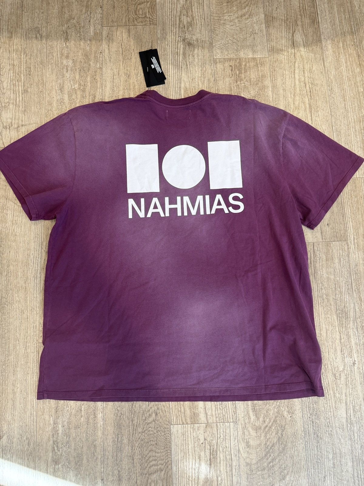 Nahmias Nahmias Wine Wash Tee Size US XXL / EU 58 / 5 - 2 Thumbnail