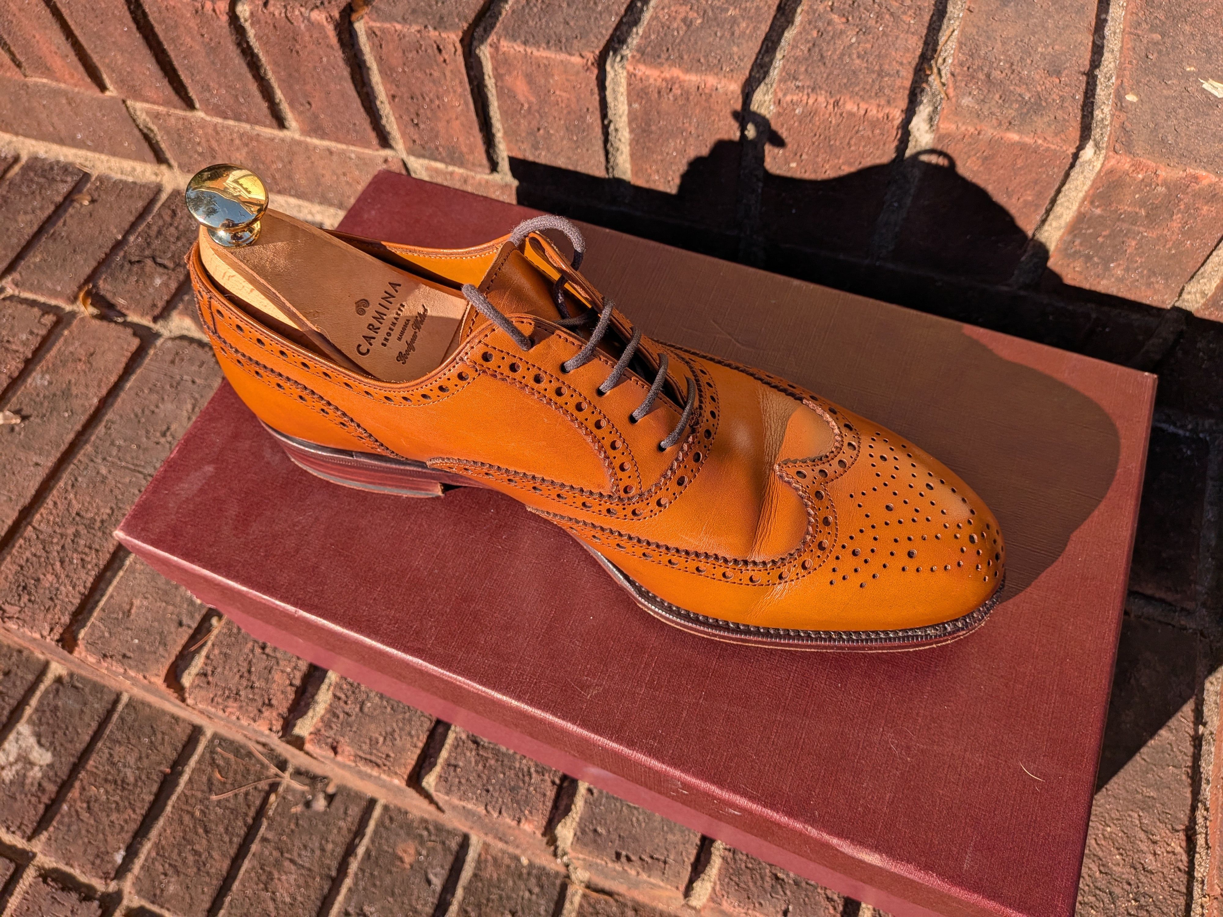 Carmina Carmina Wingtip Oxfords Size US 8 / EU 41 - 5 Thumbnail