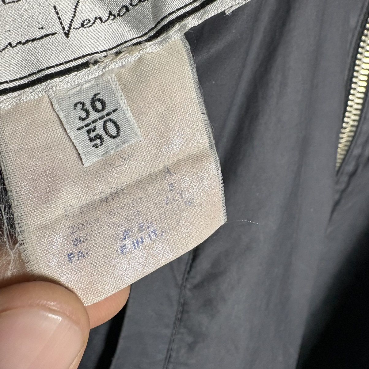 Versace Gianni Versace Versus Black Biker Bomber Zipper Jacket Size US L / EU 52-54 / 3 - 9 Thumbnail