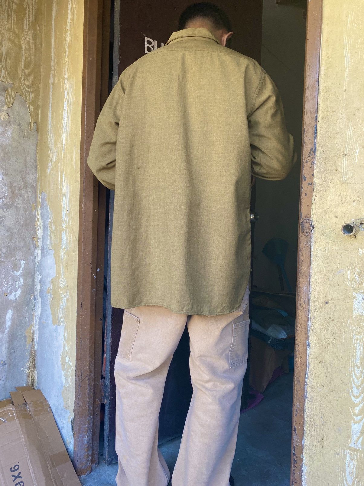Other Vintage 1940s WWII US Army Wool field shirt military Uniform Size US XL / EU 56 / 4 - 10 Thumbnail
