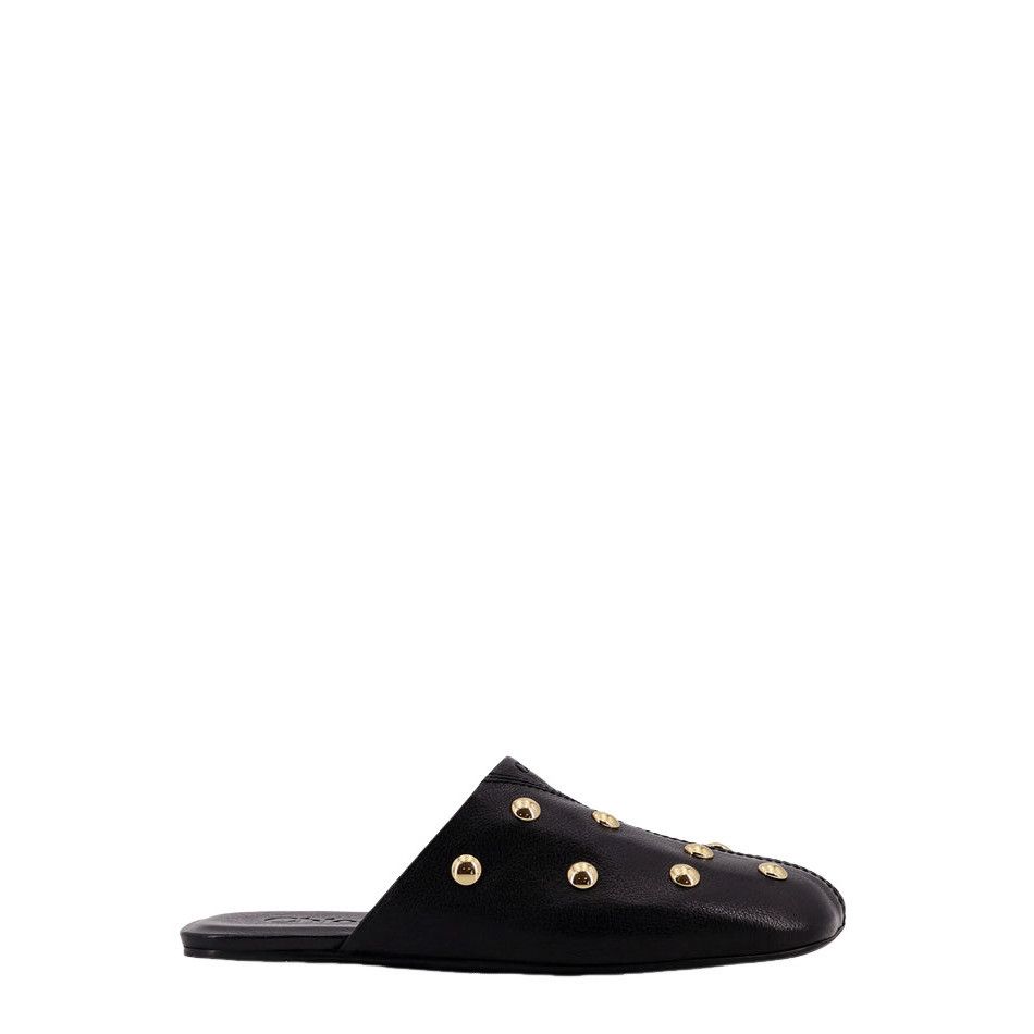 CHLOE Rita Black Leather Mules New & Authentic (Women's size