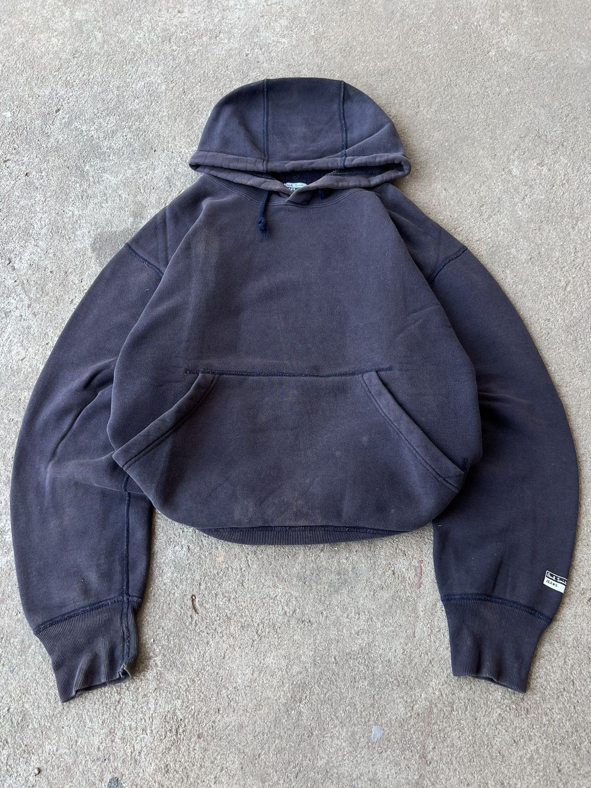 Vintage SOLD* Distressed Faded Paul Smith Boxy Hoodie Size US M / EU 48-50 / 2 - 1 Thumbnail
