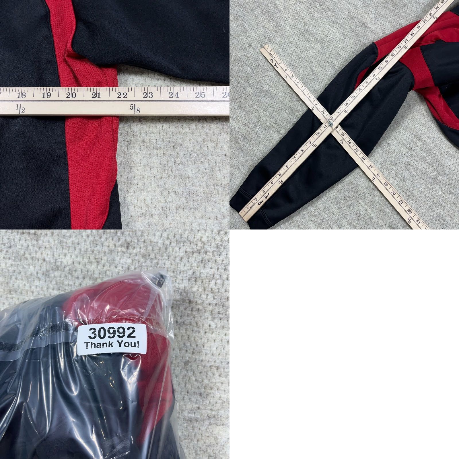 Nike VINTAGE Nike Hoodie Men Large Black Red Center Swoosh Y2K Performance Fit Dry Hoodie Size US L / EU 52-54 / 3 - 9 Thumbnail