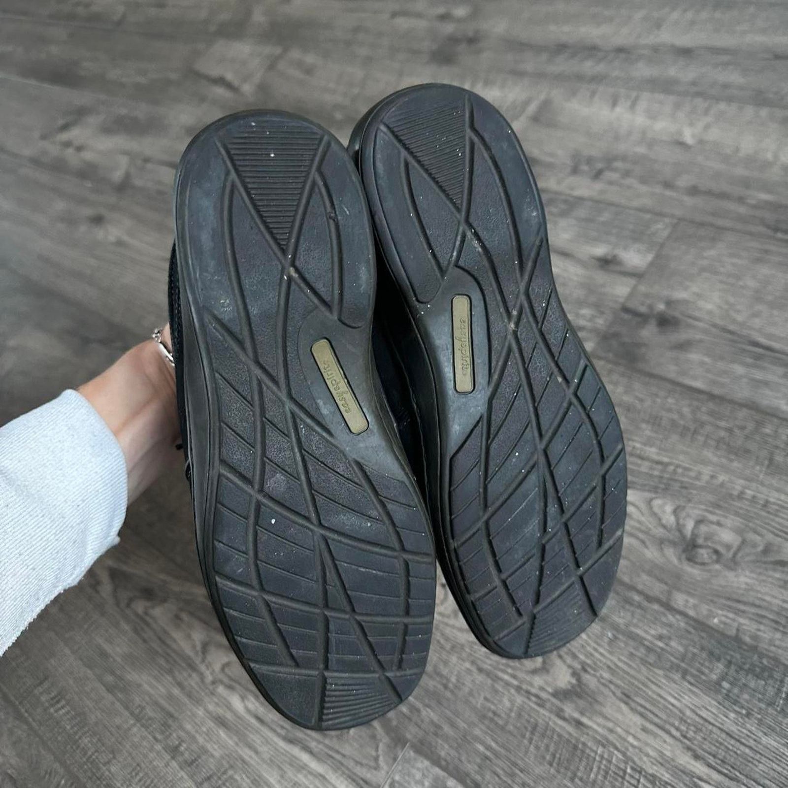 Vintage Vintage Striped Suede Black Sporty Low Designer Slim Sneaker Size US 6 / IT 36 - 6 Thumbnail