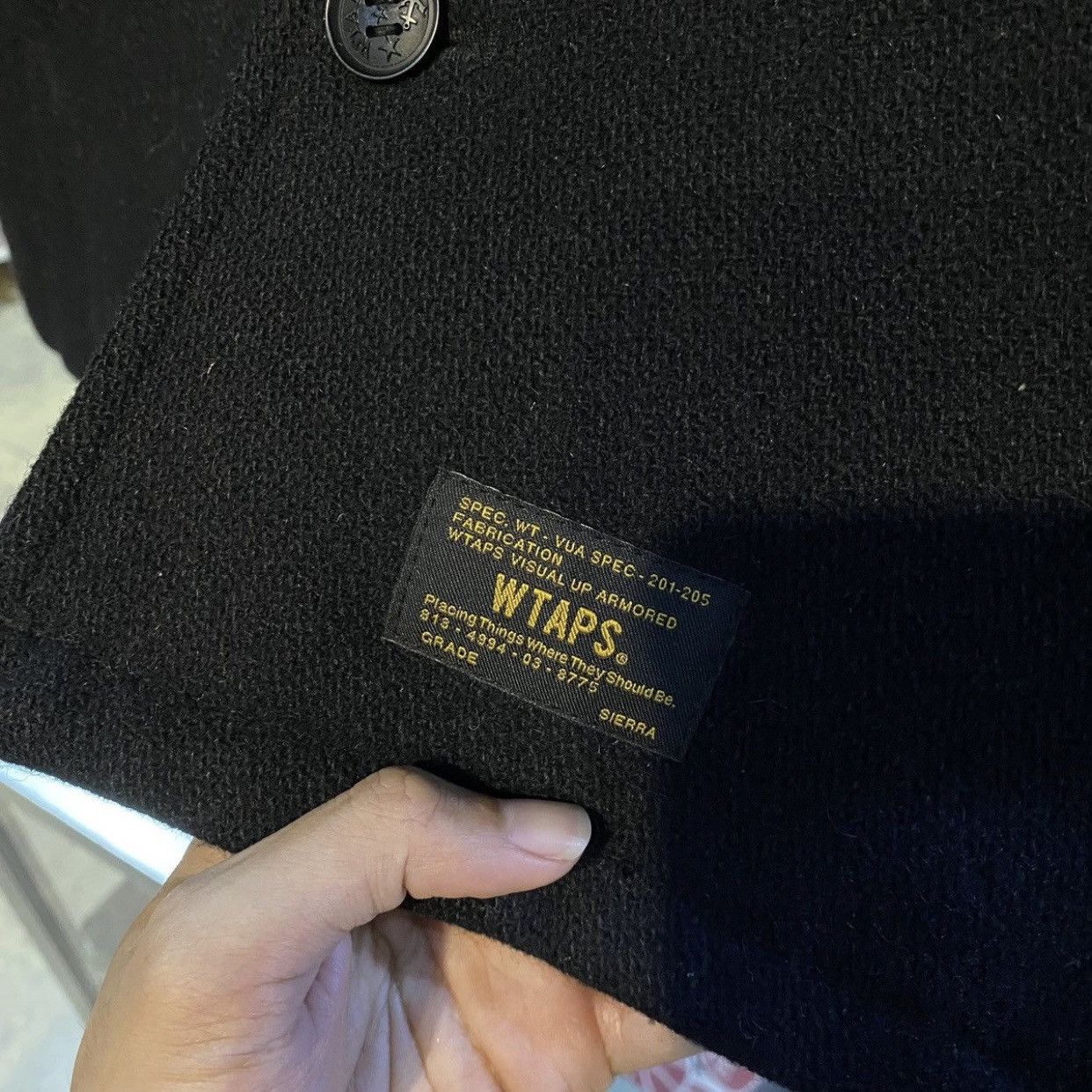 Wtaps WTAPS Melton CPO Jacket (CPO = “Chief Petty Officer” style) Size US S / EU 44-46 / 1 - 9 Thumbnail