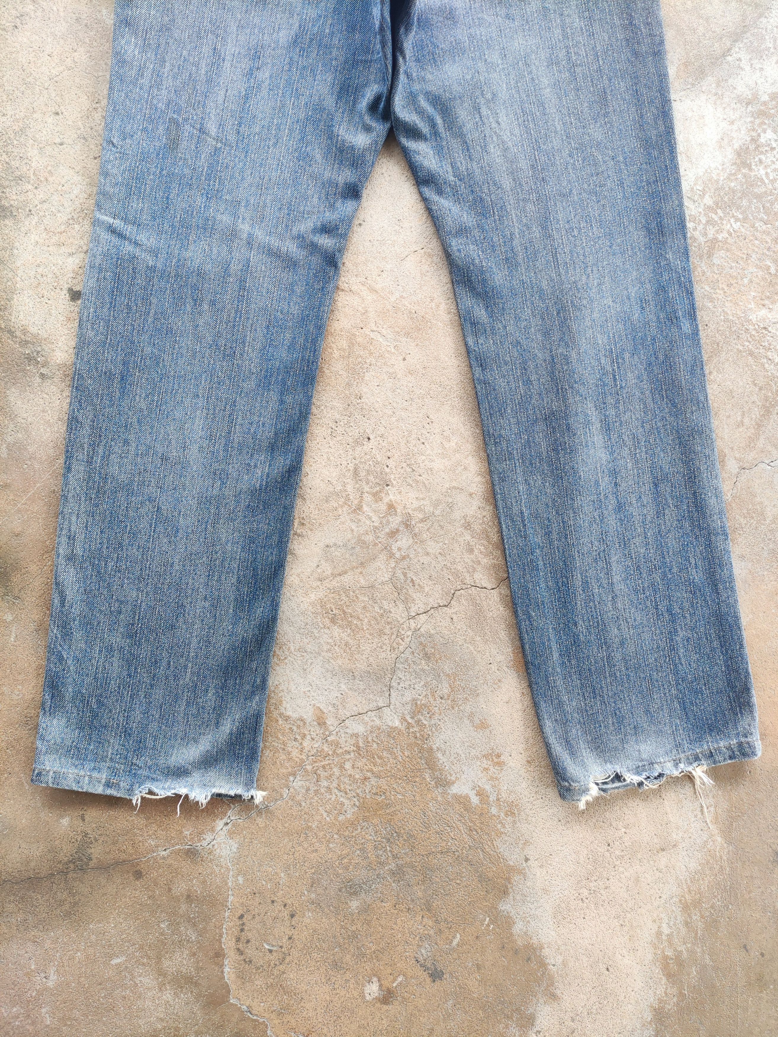 Edwin Vintage Edwin Brand Distressed Faded Denim Pants Size US 31 - 11 Thumbnail