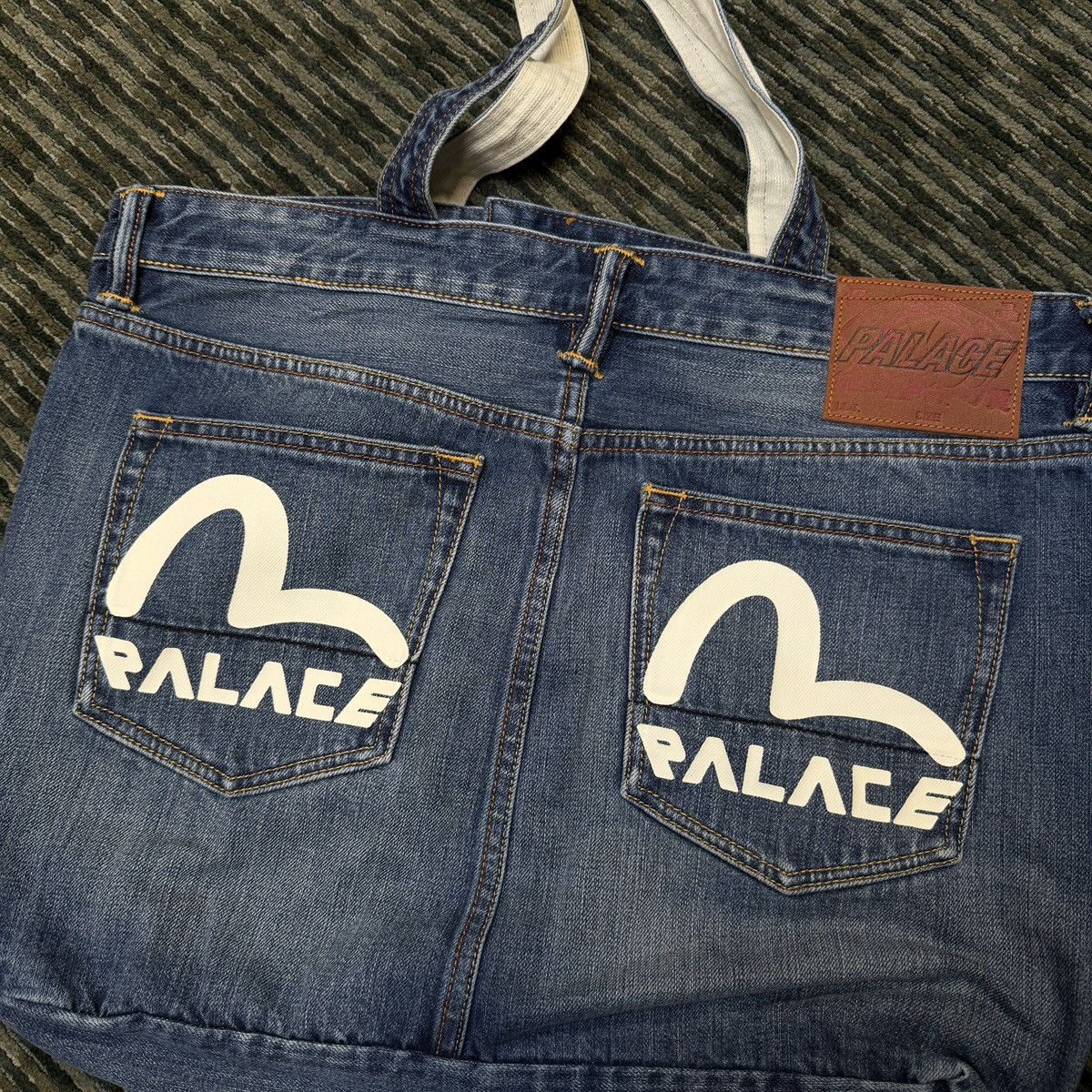 Evisu × Palace Palace Evisu Denim Tote Bag Size ONE SIZE - 3 Thumbnail