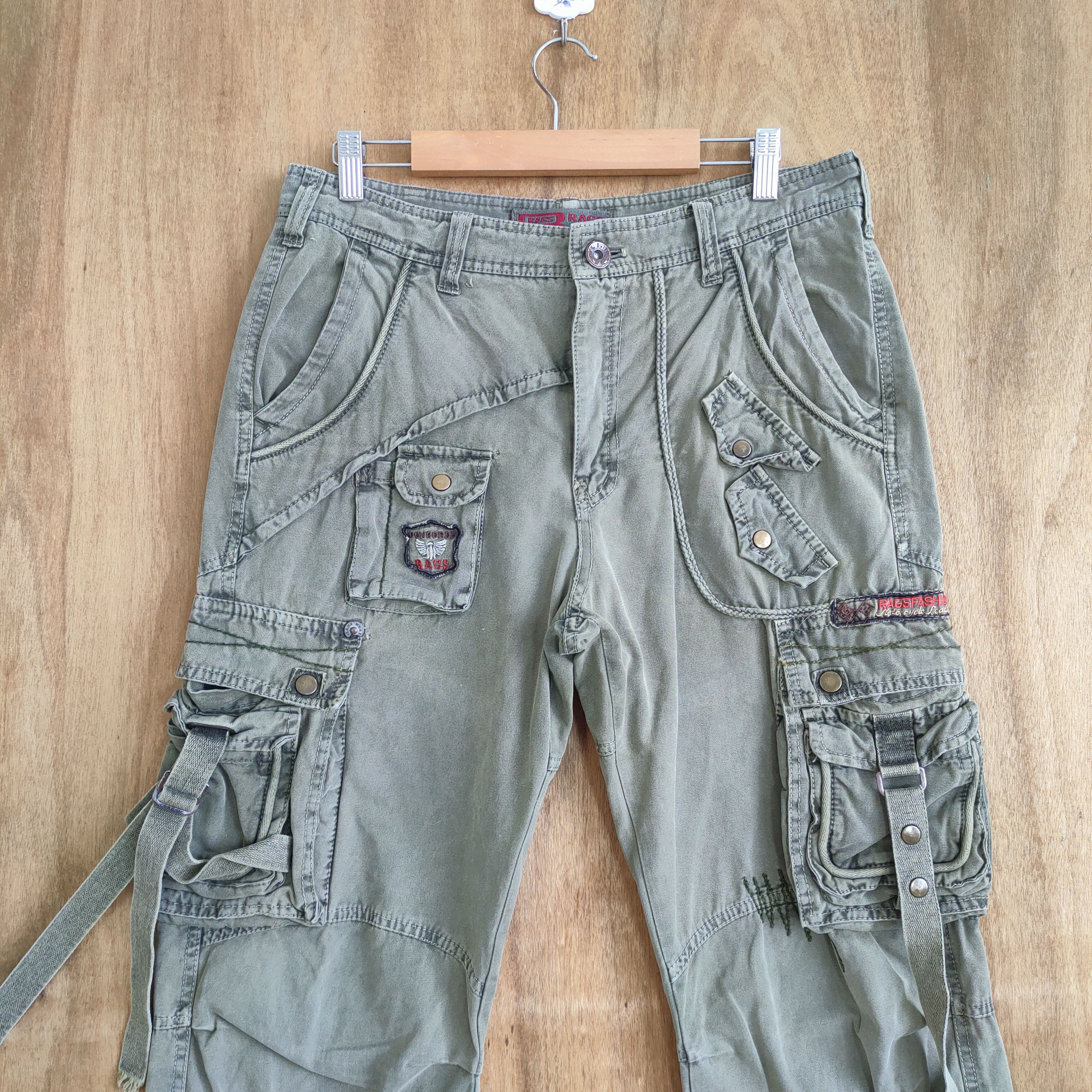 Japanese Brand VINTAGE JAPANESE BONDAGE CARGO PANTS Size US 32 / EU 48 - 1 Thumbnail