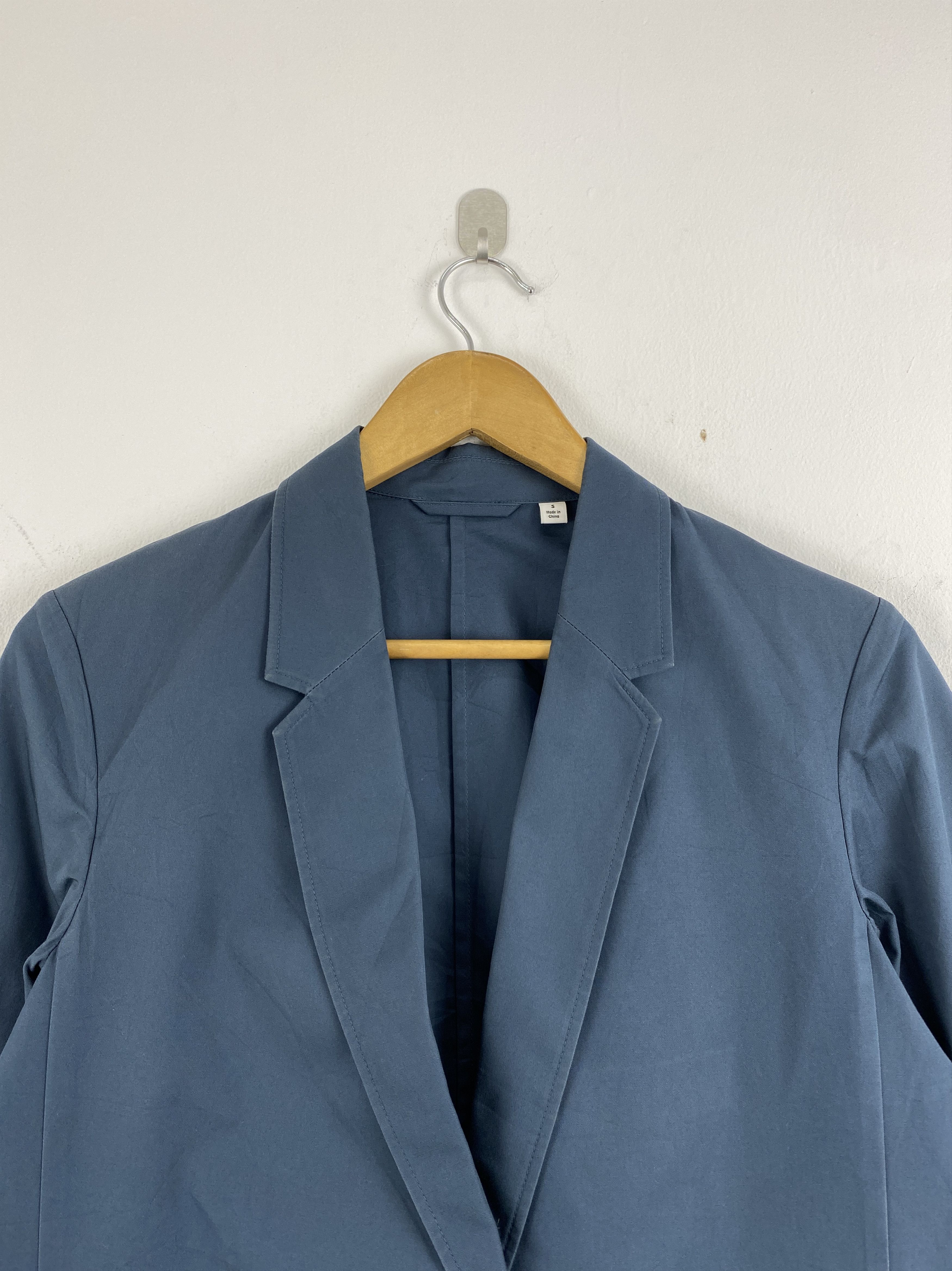 Lemaire × Uniqlo Lemaire x Uniqlo Coat Blazer Suit Jacket Blue JA0113 Size US S / EU 44-46 / 1 - 2 Thumbnail