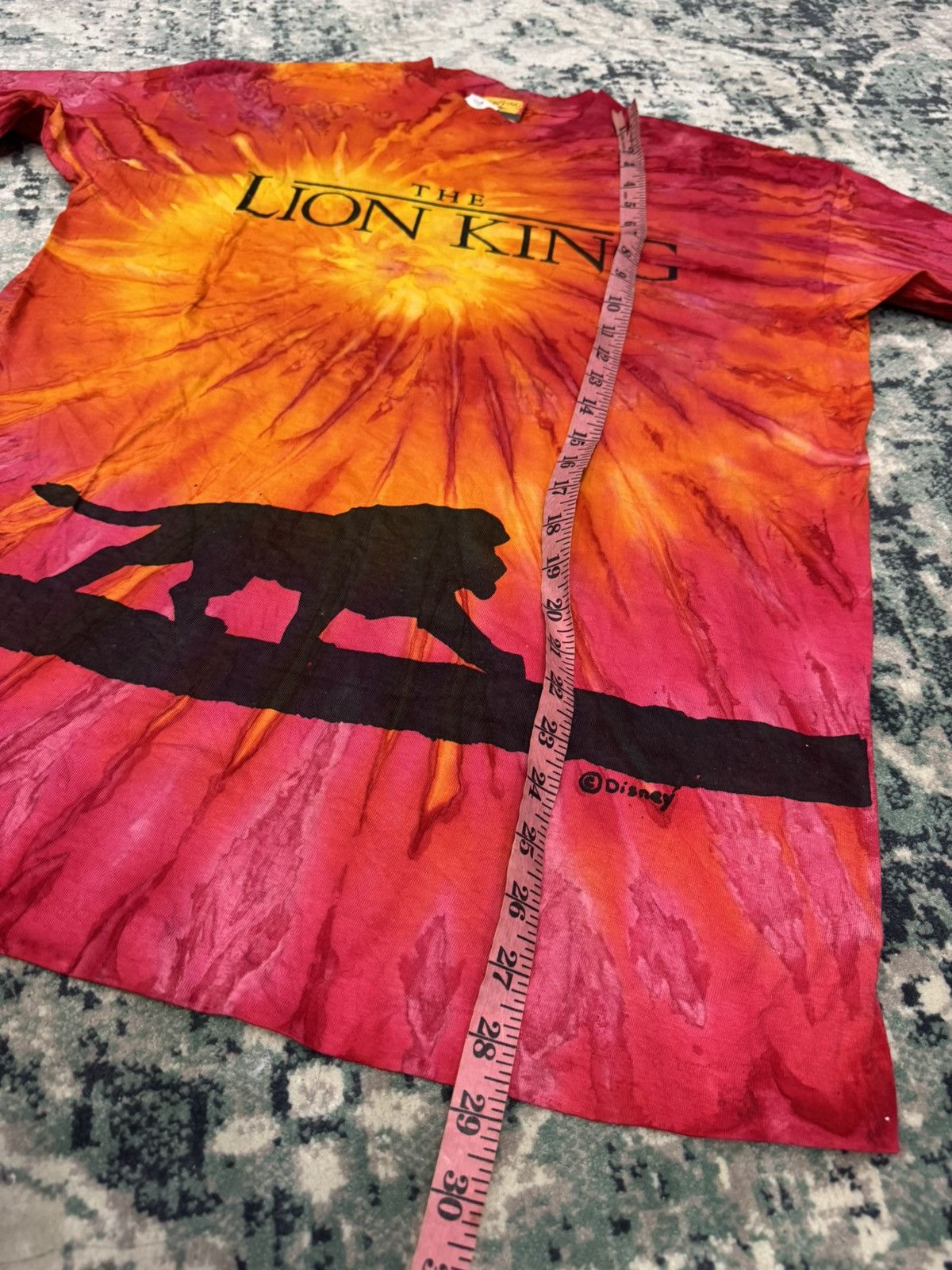 Disney VINTAGE 1990sTHE LION KING TIE DYE SHIRT Size US L / EU 52-54 / 3 - 7 Thumbnail