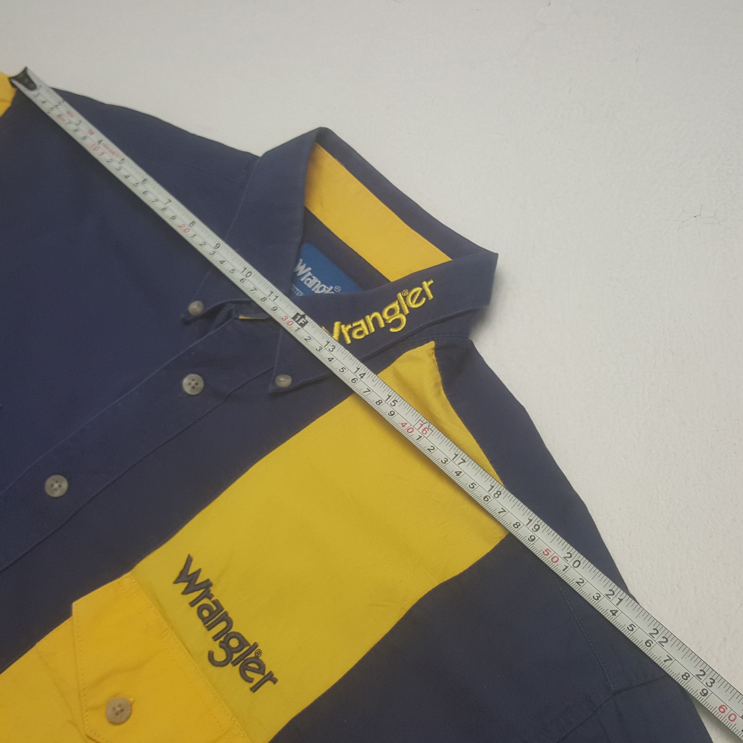 Vintage × Wrangler Vintage Wrangler American Retro Style Shirt Size US XXL / EU 58 / 5 - 7 Thumbnail