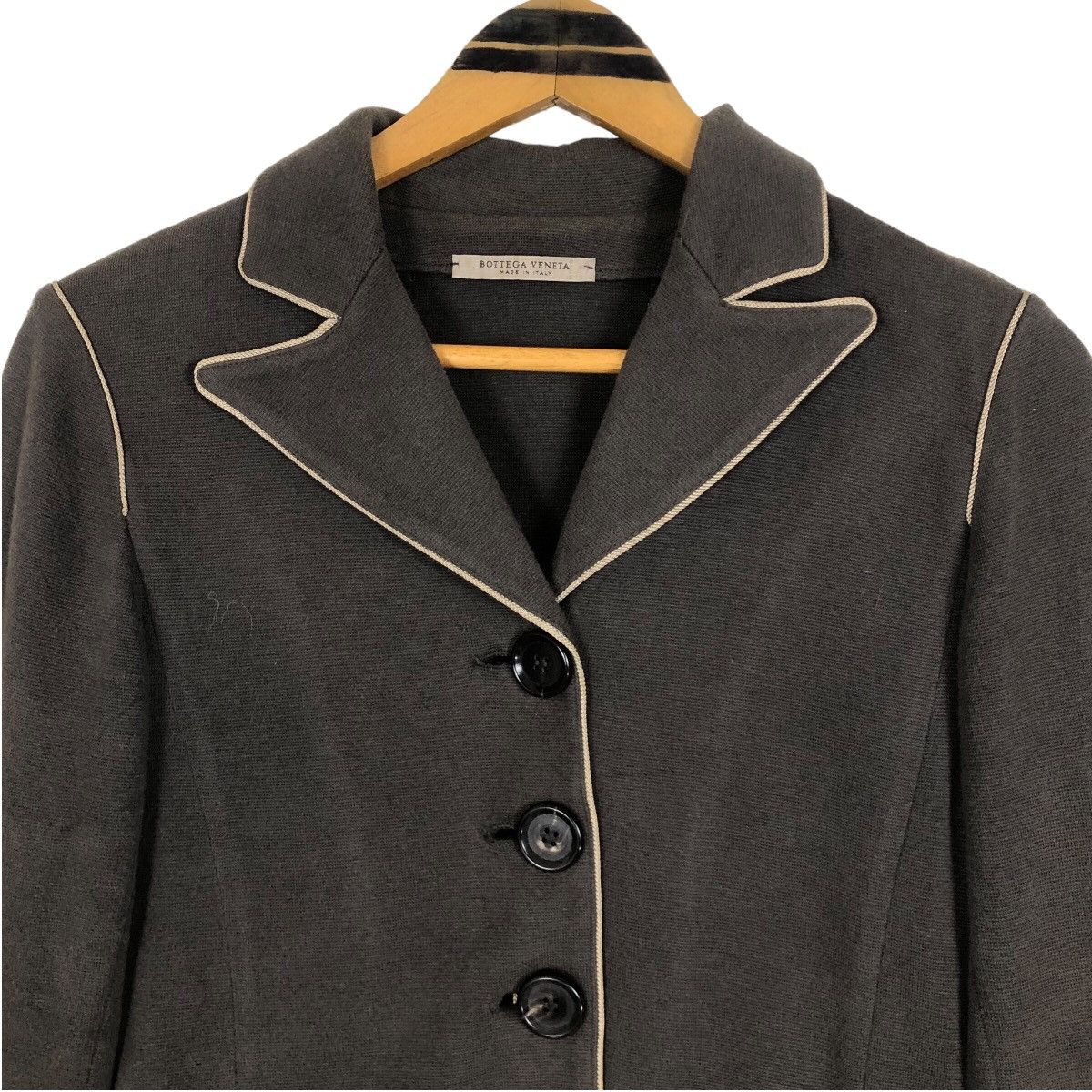 Bottega Veneta Bottega Veneta Single Breasted Cotton Light Jacket Size S / US 4 / IT 40 - 3 Thumbnail