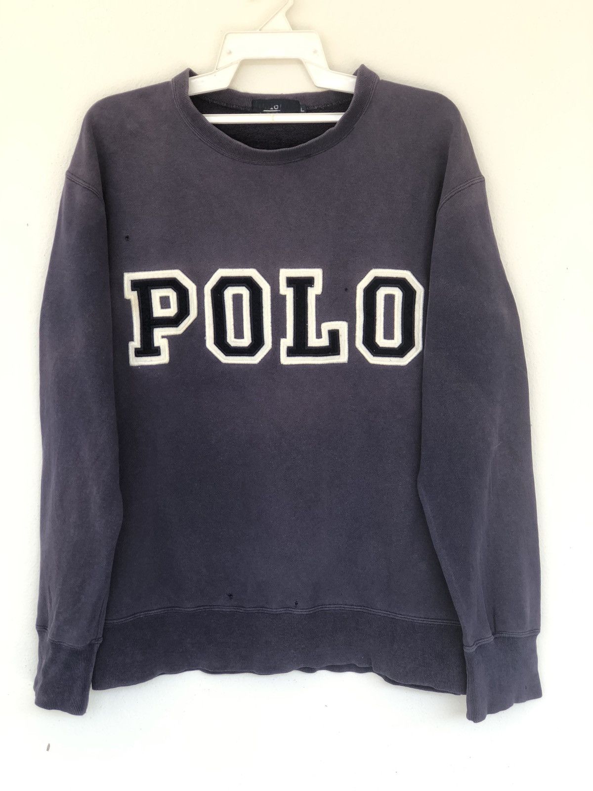 Polo Ralph Lauren Vintage POLO Ralph Lauren Distressed Faded Size US L / EU 52-54 / 3 - 1 Thumbnail