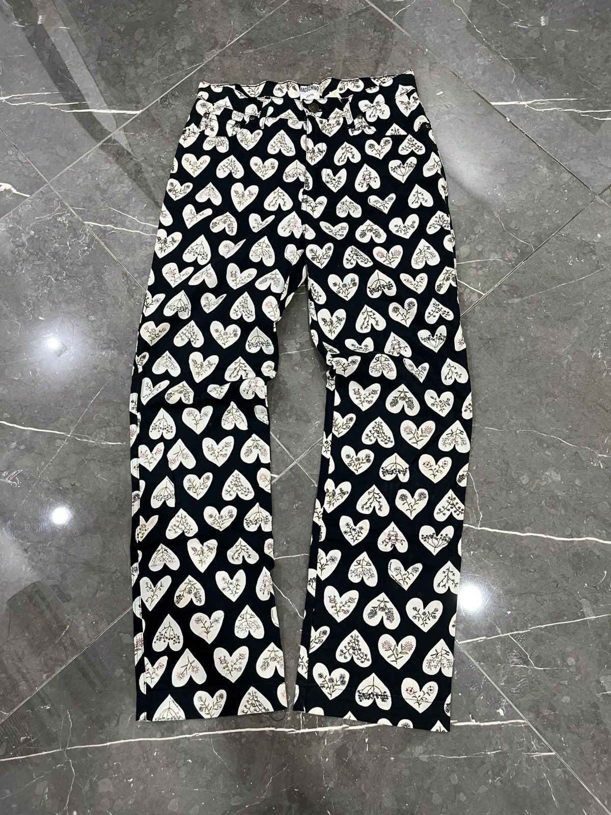 Love Moschino × Moschino Moschino love printed Size 30" / US 8 / IT 44 - 1 Thumbnail