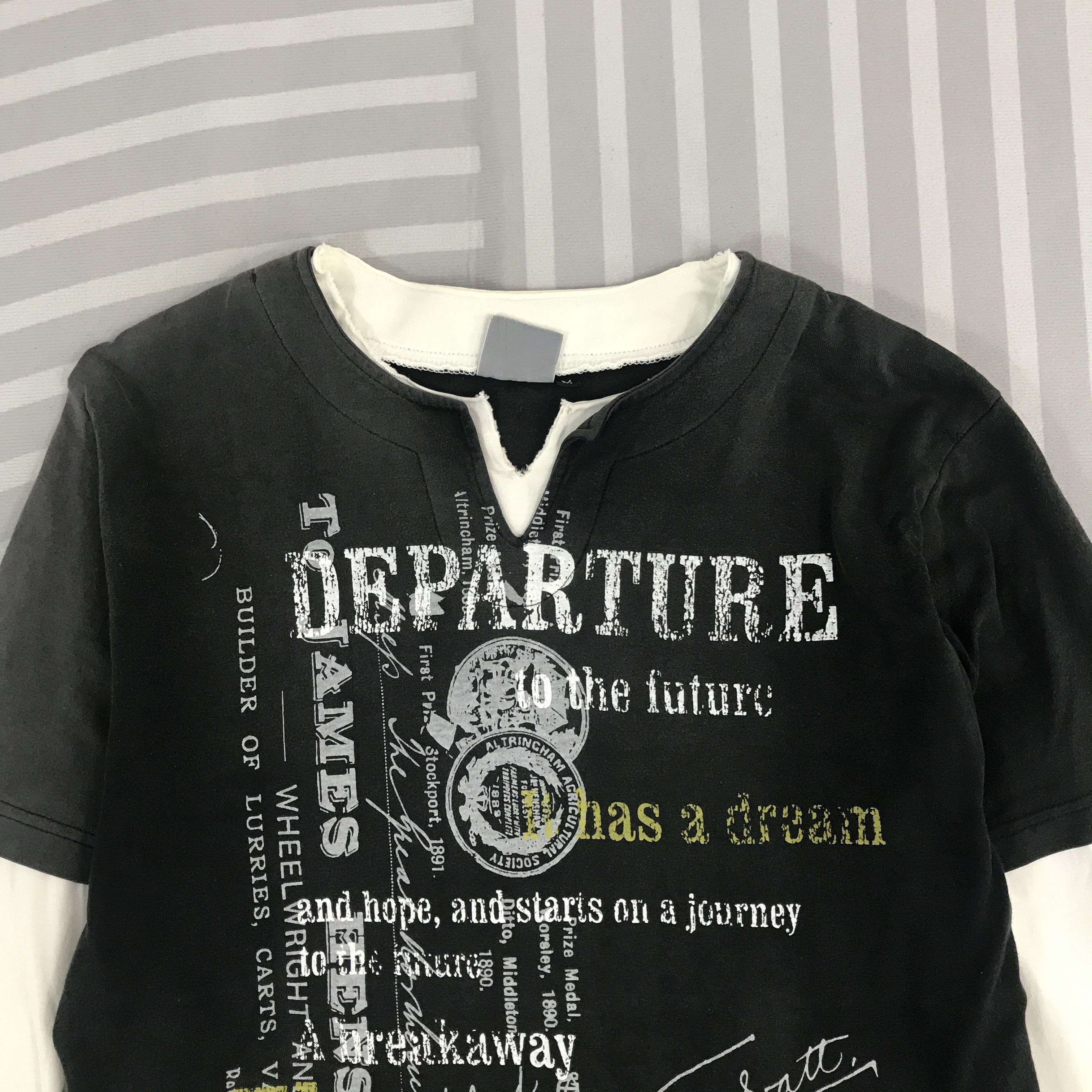 Japanese Brand × Vintage Vintage Japan style Oxfam Long Sleeve T-shirt Size US M / EU 48-50 / 2 - 2 Thumbnail